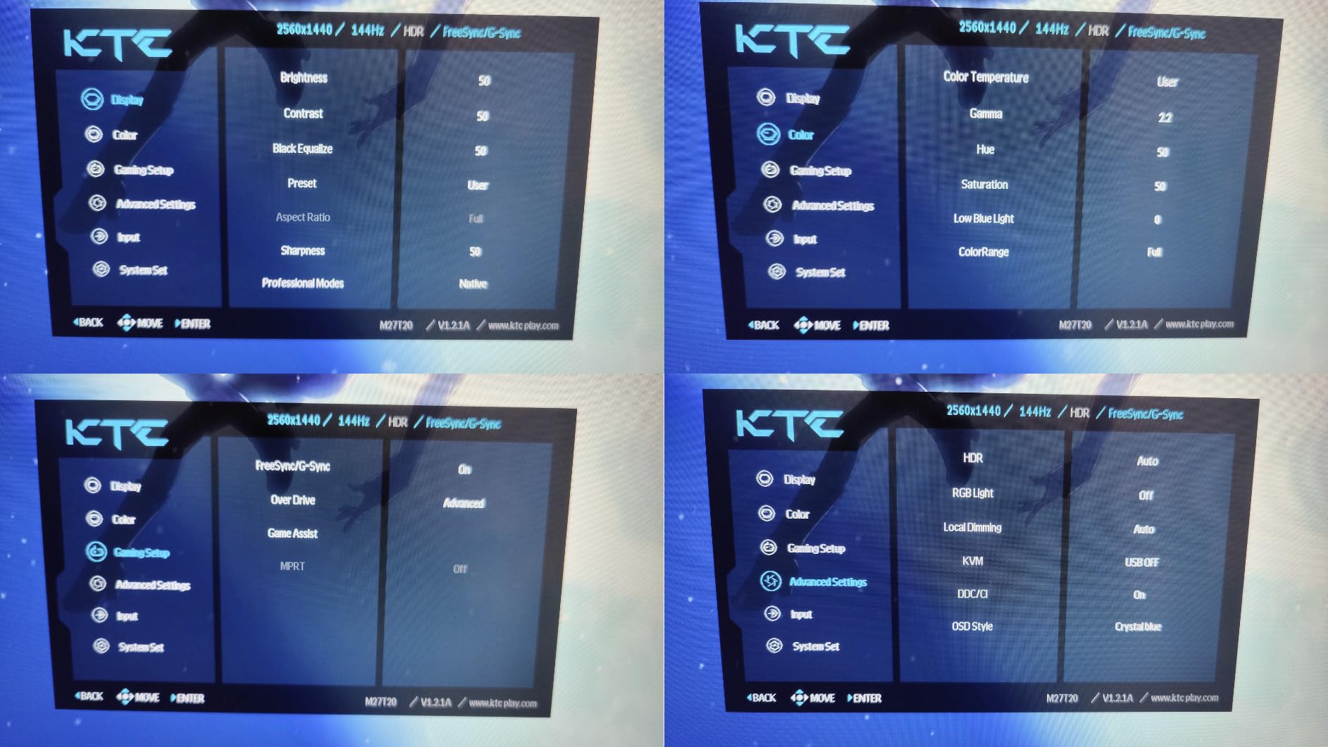 KTC 24.5 Inch 300Hz Gaming Monitor, FHD 1080P 240Hz Fast IPS Monitor, HDR, FreeSync, DisplayPort x1 HDMI x2, 119% sRGB, Height/Pivot/Tilt Adjustment, VESA Support, H25Y7 customer photo 1