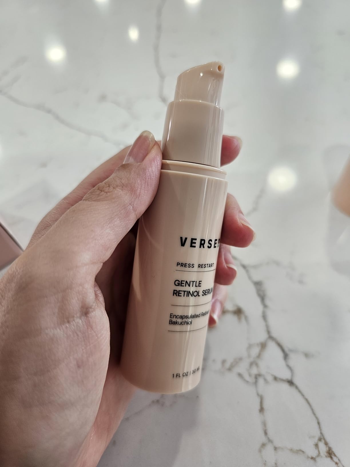 Versed Press Restart Gentle Retinol Serum - Bakuchiol Anti-Aging for Even Skin Tone, Fine Lines and Wrinkles for Sensitive Skin (Press Restart Retinol Serum - 1 Fl Oz (Pack of 1)) customer photo 2