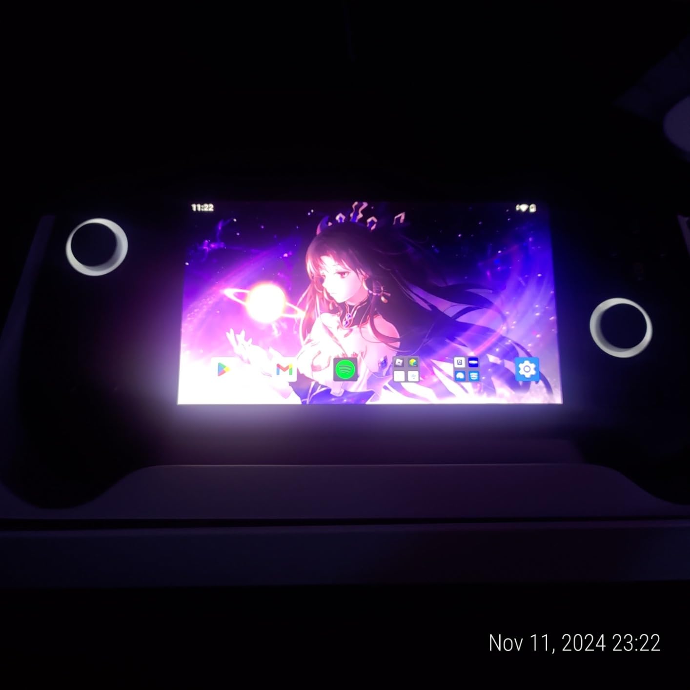RG556 Retro Handheld Game Android 13,rg 556 Handheld Game with 5.48 inch Touch OLED Screen ,RG556 Supports DP and WiFi Bluetooth has Hall Rocker Battery 5500mAh customer photo 2