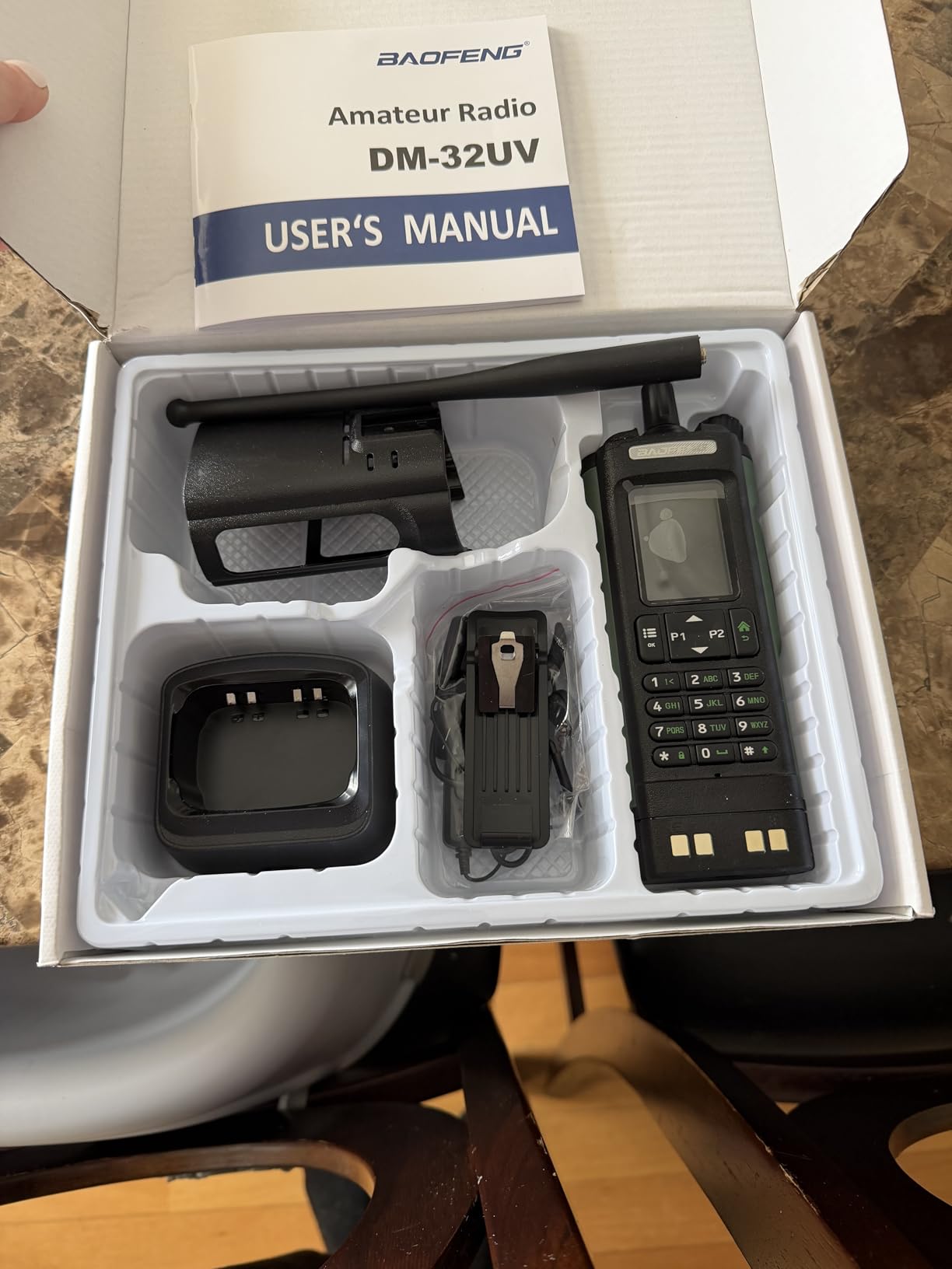 BAOFENG DM-32UV 10W DMR Radio with GPS & Digital APRS, Tier II Dual Band Ham Handheld Radio with UHF VHF Aviation FM Receiver, NOAA Alert, 4000 Channels, USB-C Rechargeable, Extra Case Holder customer photo 2