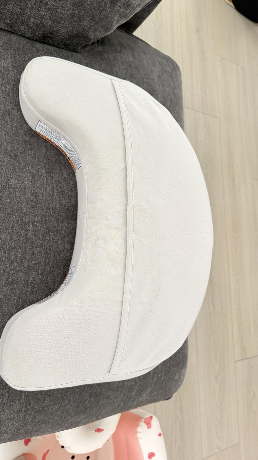 Dr. Brown's Nursing Pillow with Washable Cover, Breastfeeding Lap Support Pillow, Premium Memory Foam, Firm and Responsive, Gentle Beige customer photo 1
