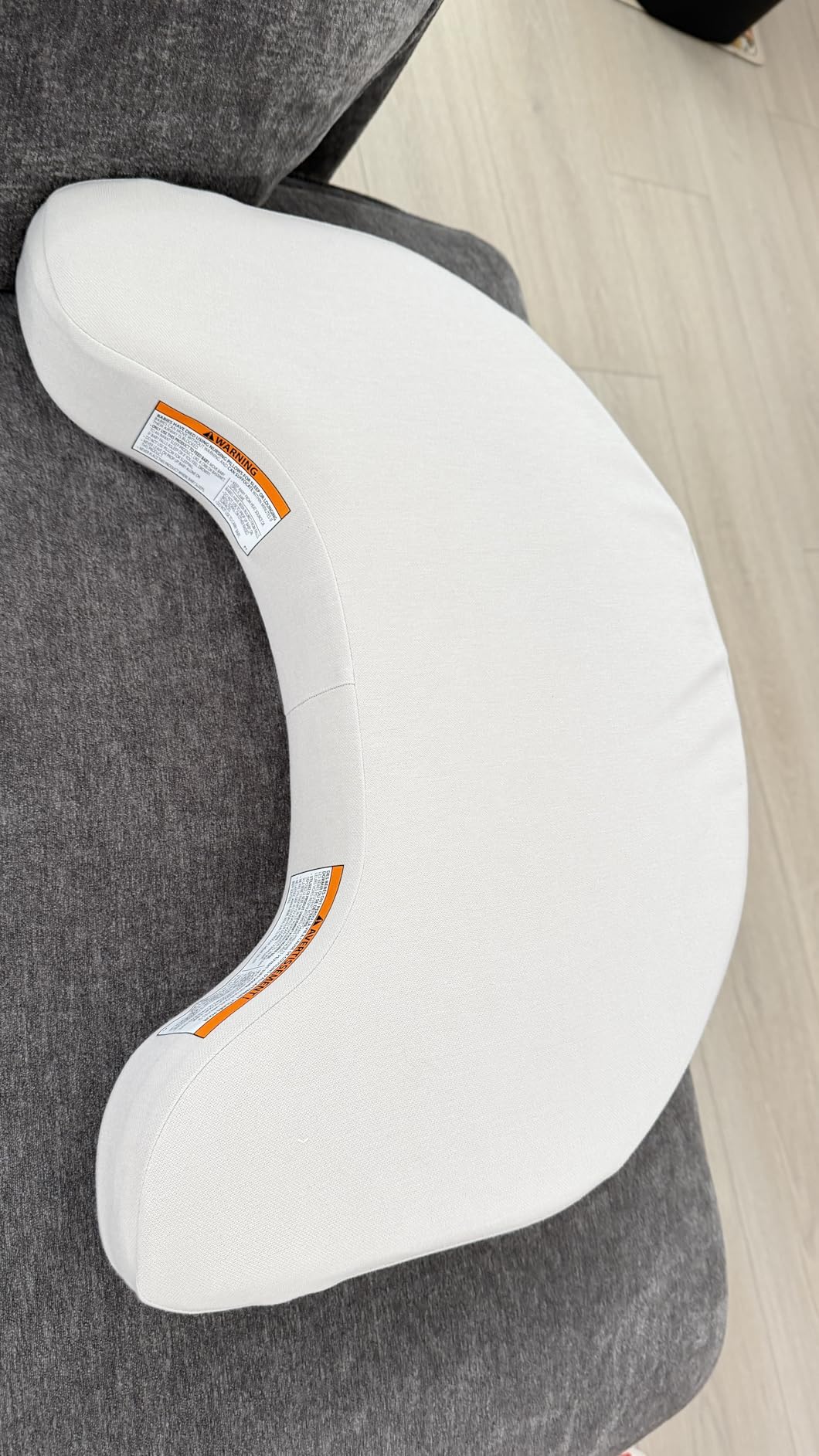Dr. Brown's Nursing Pillow with Washable Cover, Breastfeeding Lap Support Pillow, Premium Memory Foam, Firm and Responsive, Gentle Beige customer photo 2