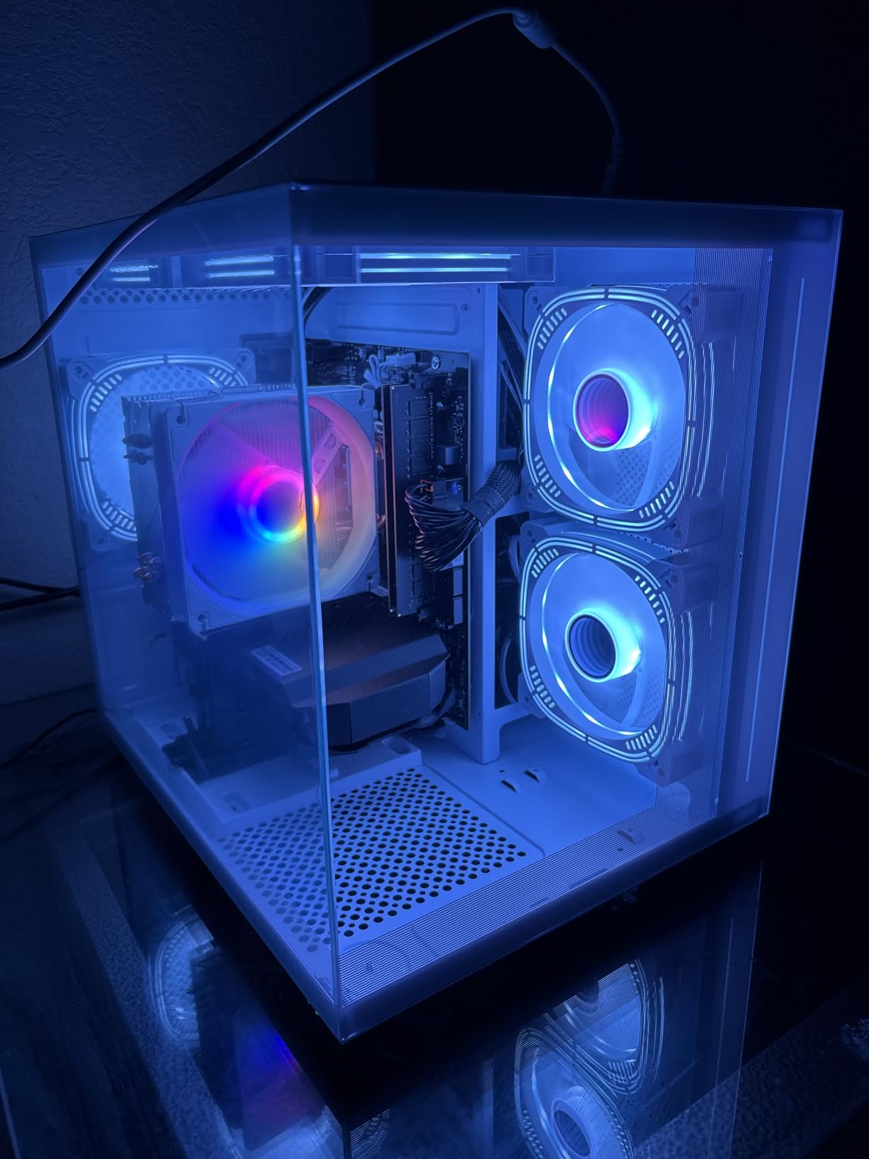 Gaming PC | Core 13th I9 13900HX(24Cores 32Threads Up to 5.4G) RTX 5060 8G GPU | DDR5 32G RAM | Nvme 1TB SSD | Prebuilt Desktop Computer White WiFi customer photo 1