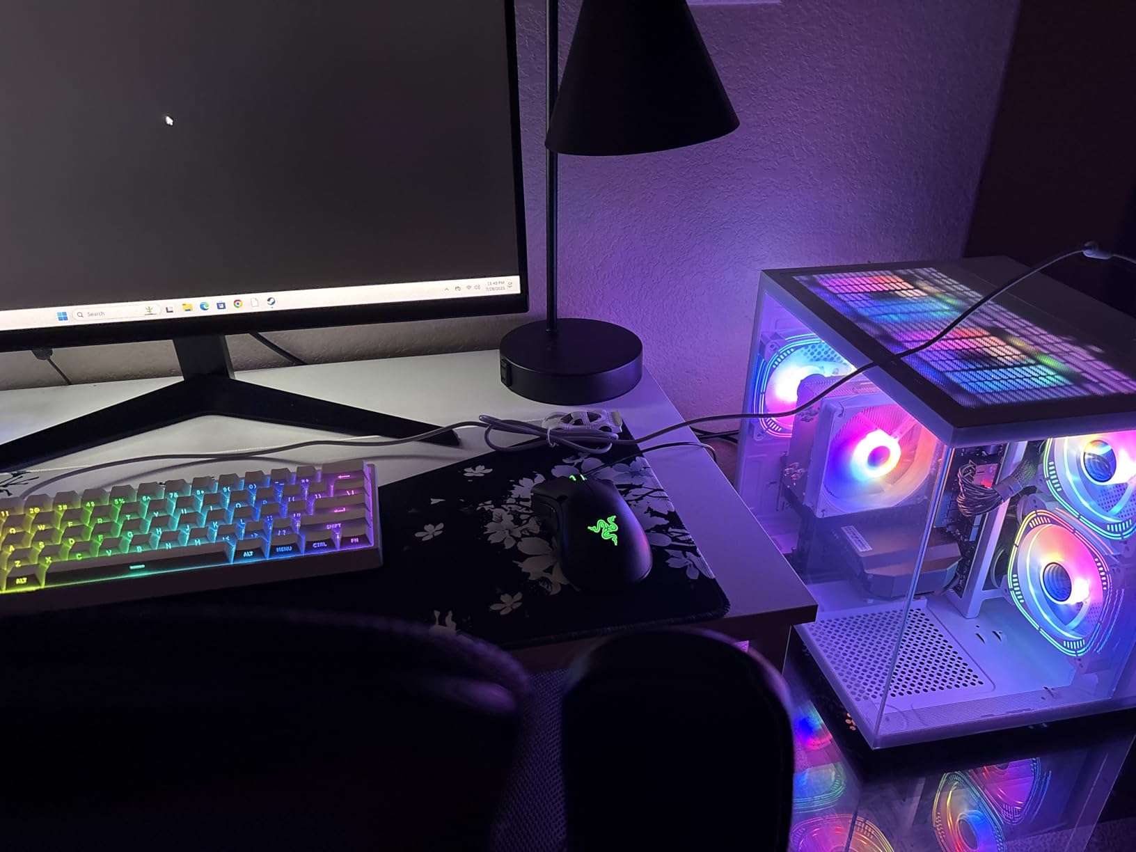 Gaming PC | Core 13th I9 13900HX(24Cores 32Threads Up to 5.4G) RTX 5060 8G GPU | DDR5 32G RAM | Nvme 1TB SSD | Prebuilt Desktop Computer White WiFi customer photo 2