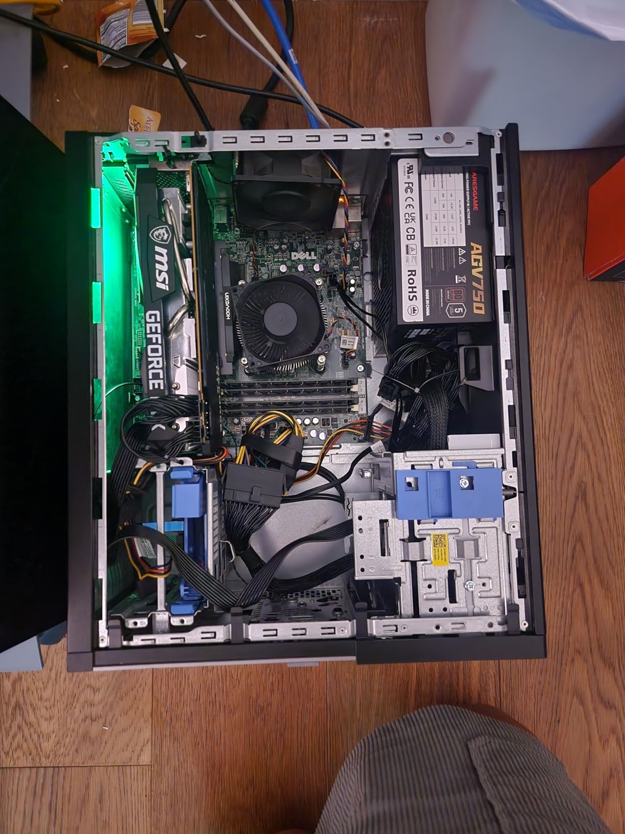 ARESGAME 750W Power Supply, 80 Plus Bronze Certified, Semi Modular ATX PSU customer photo 1