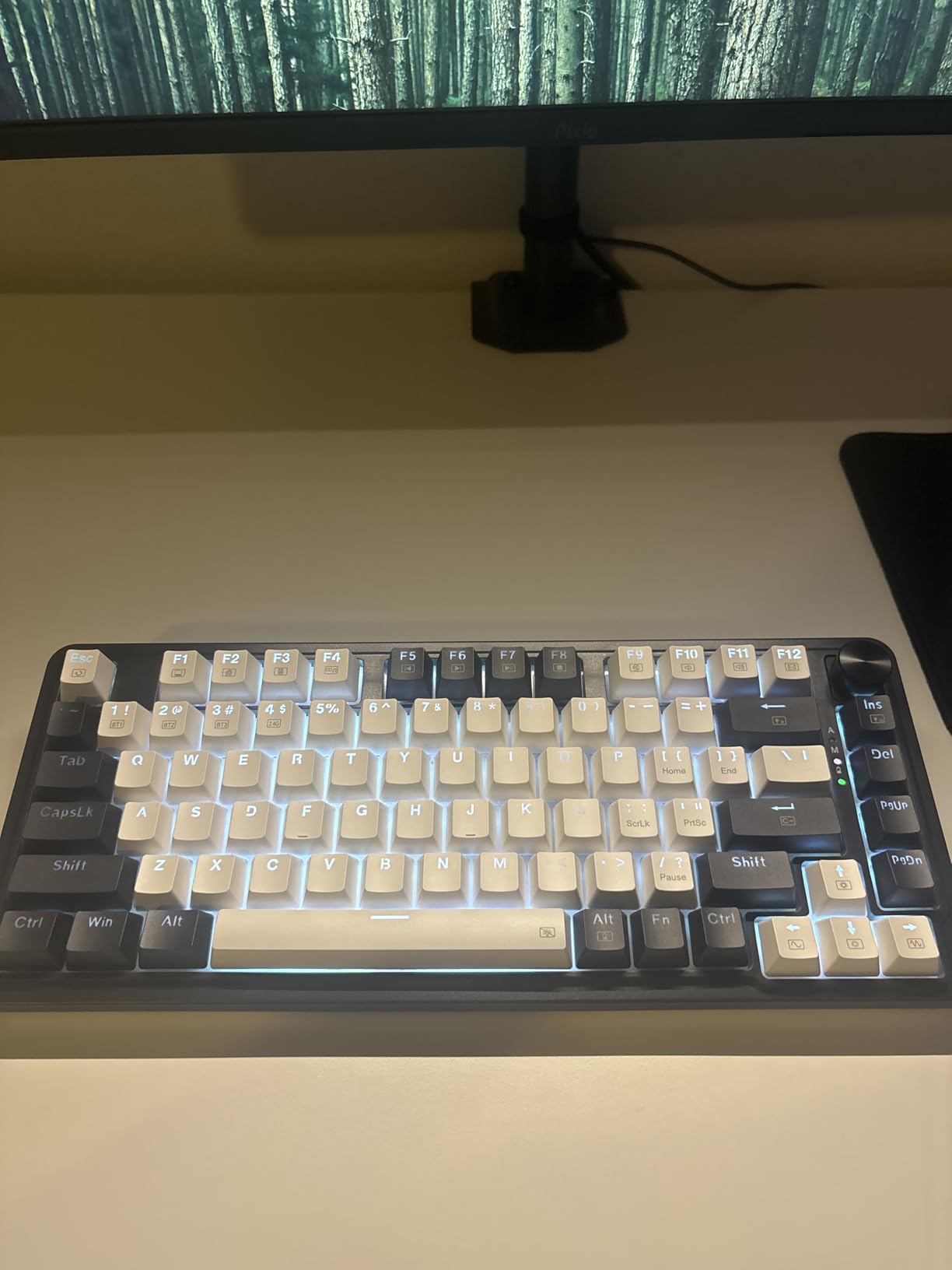 Redragon K673 HE Rapid Trigger Gaming Keyboard, 81 Keys 8K Wired Mechanical Keyboard w/Next-Gen UltraMag 100% POM Silky Magnetic Switch, Dual-Module Floating Structure Design, 5-Layer Noise Dampening customer photo 1