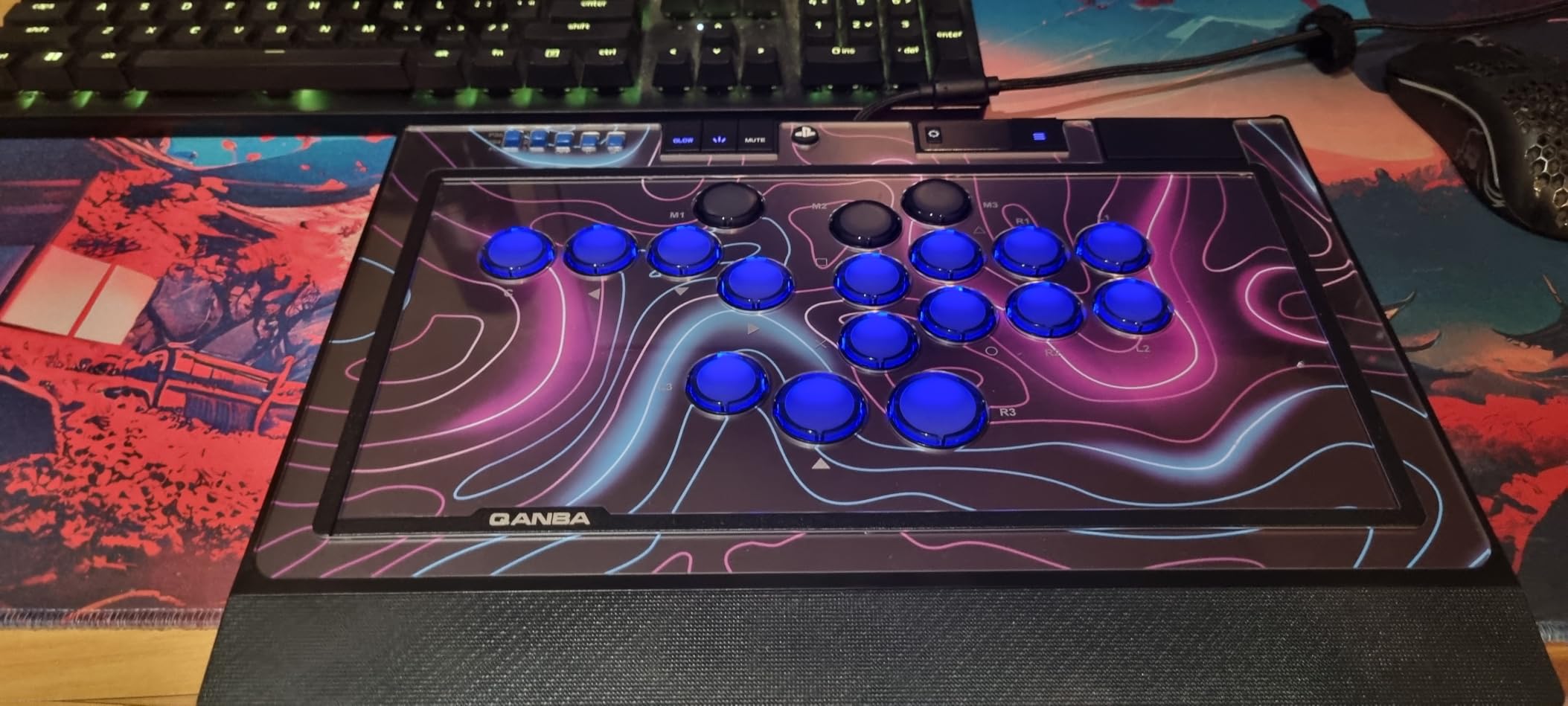 Qanba Sapphire S1 Leverless Arcade Controller Joystick for PlayStation 5 and PlayStation 4 and PC, Tournament Grade customer photo 2