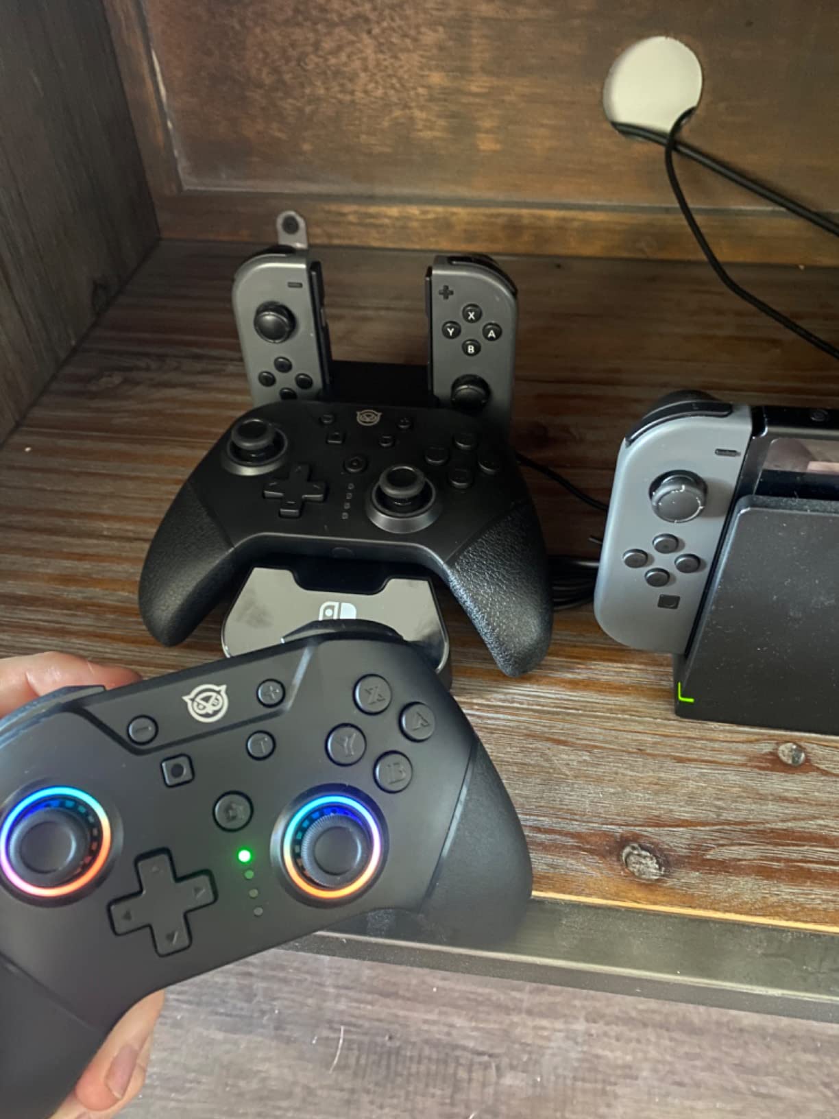 NYXI Flexi Wireless PC Gaming Controller, 1000Hz Polling Rate Hall Effect Joystick, Interchangeable D-pad&Left Joystick, 4 Mappable Buttons, Adjustable Turbo/Vibration for PC/Switch/iOS/Android customer photo 2