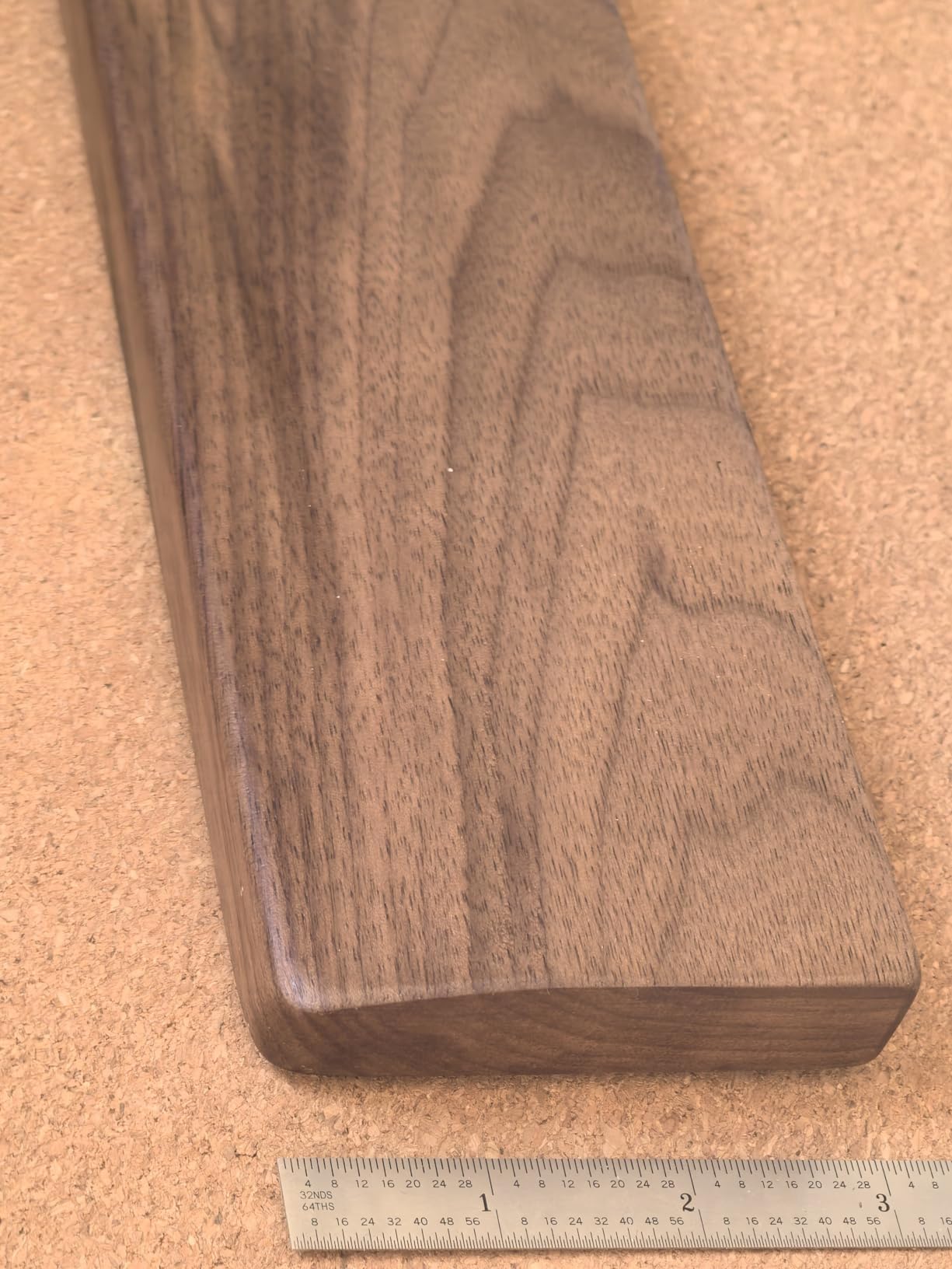 75 Keys Keyboard Wrist Rest - Ergonomic Walnut Wood Palm Rest for Mechanical Keyboard, Non-Slip, Comfortable Typing and Gaming (75 Keys) customer photo 1