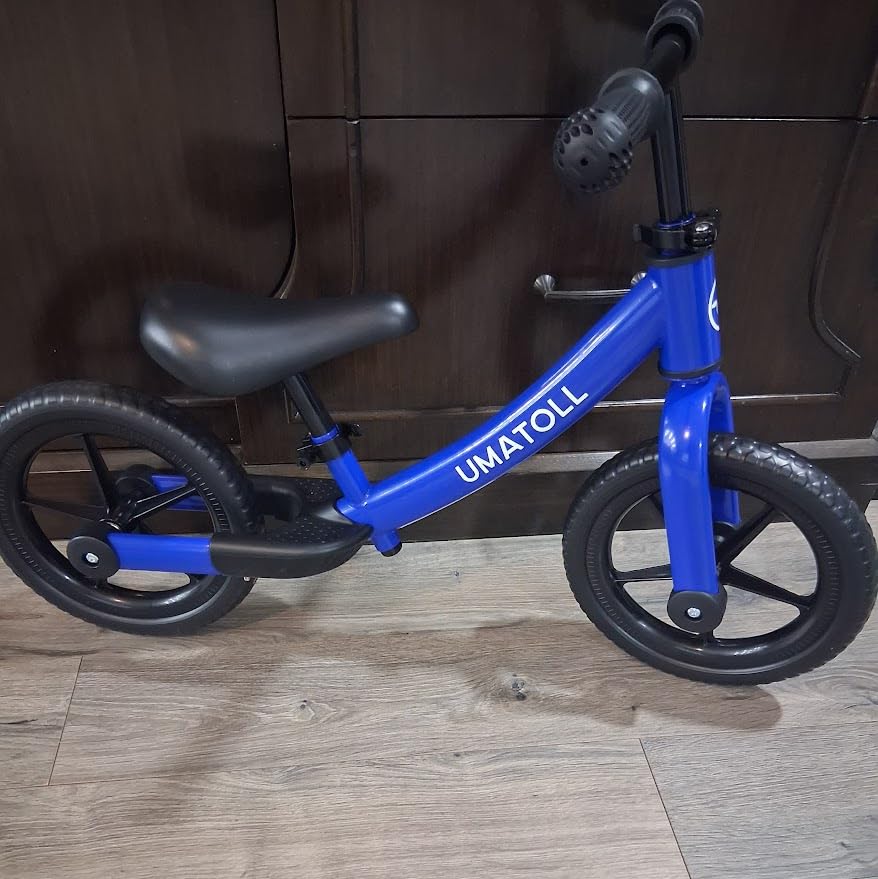 Umatoll Toddler Balance Bike 2 Year Old, Kids Bike Toy for 18 Months to 5 Years Old, Tool-Free Adjustment, Birthday Gifts for 2-3 Boys Girls, No Pedal customer photo 2