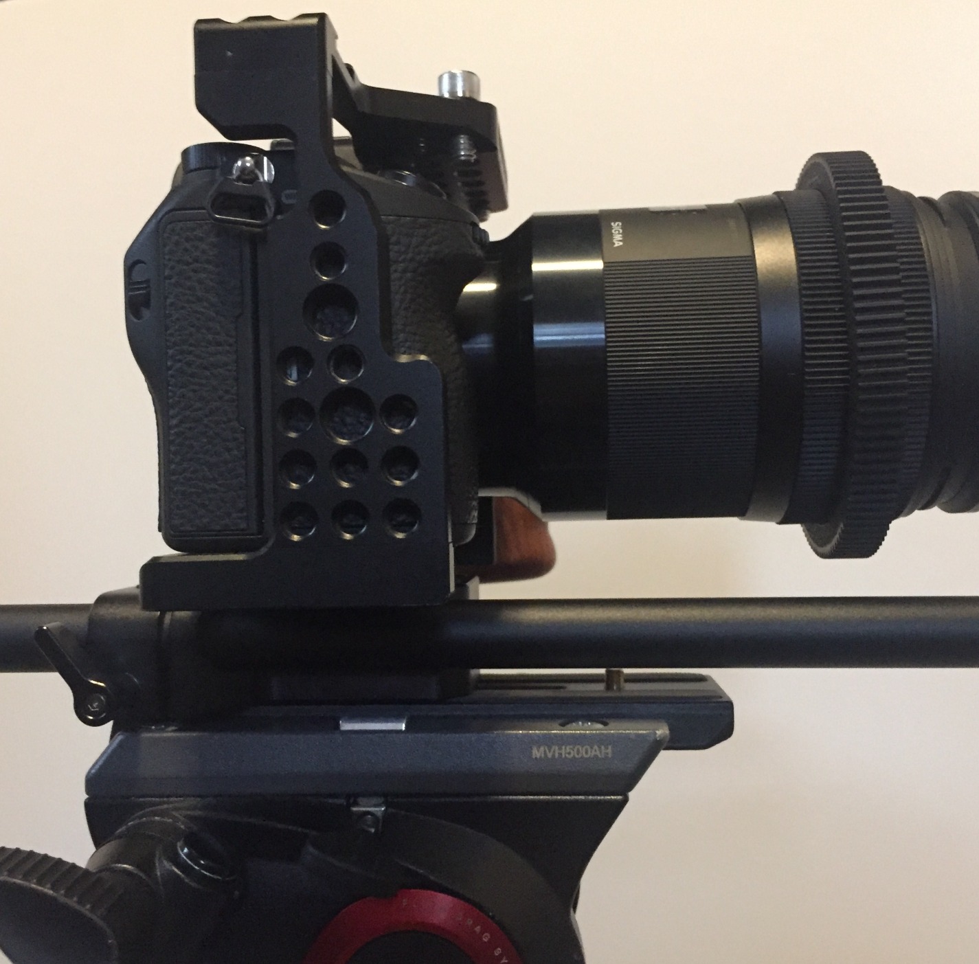 SMALLRIG Camera Base Plate Kit with 15mm LWS Rod Rail Clamp, Carbon Fiber 15mm Rods (8'' / 20cm), for Sony A6500 A6600 A6300, for Canon R5 R6, for Sony A7SIII / AIII, Both for Cameras & Cages - 5609 customer photo 2