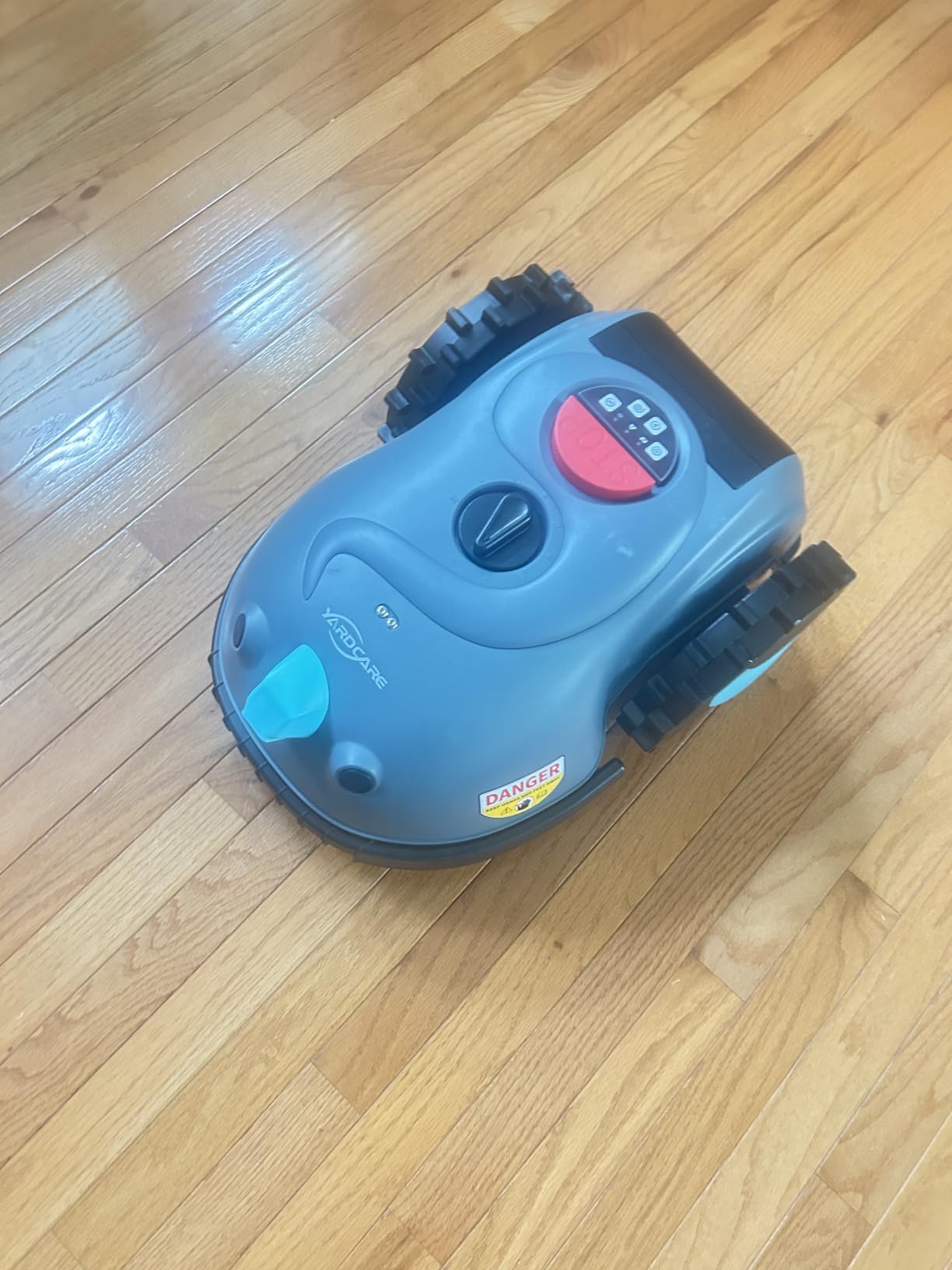 YARDCARE V100 Robot Lawn Mower with HD Vision Navigation, Smart Obstacle Detection, Collision Sensors, Adjustable Cutting Height, Low-Noise Operation - Perfect for Small Lawns up to 1,600 sq ft customer photo 2