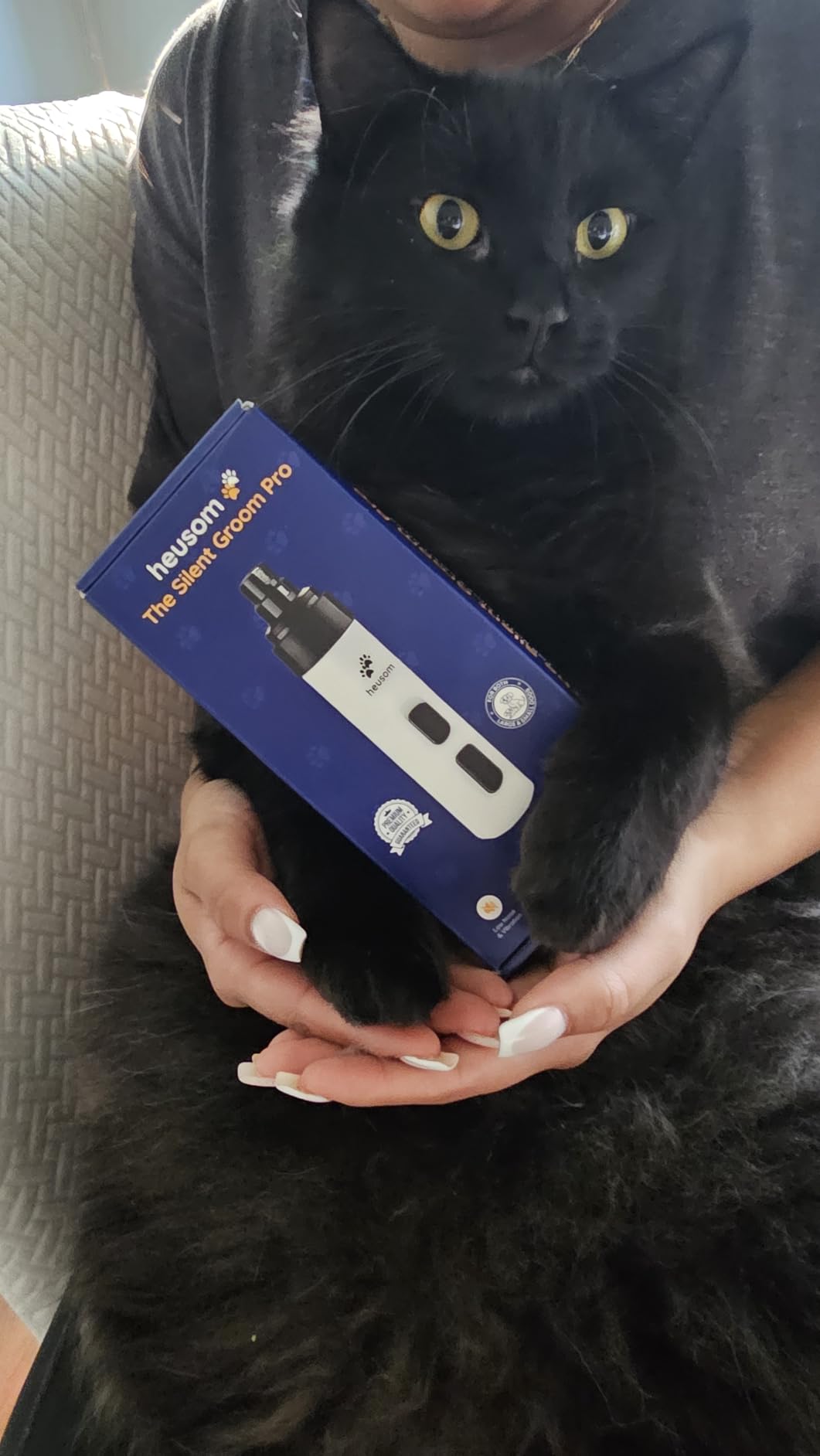 Silent Groom Pro Pet Nail Grinder | Whisper Quiet Claw Trimmer for Dogs, Cats and Other Animals | Safe & Stress Free Nail Grooming, Ideal for Sensitive Dogs of All Breeds & Sizes customer photo 2