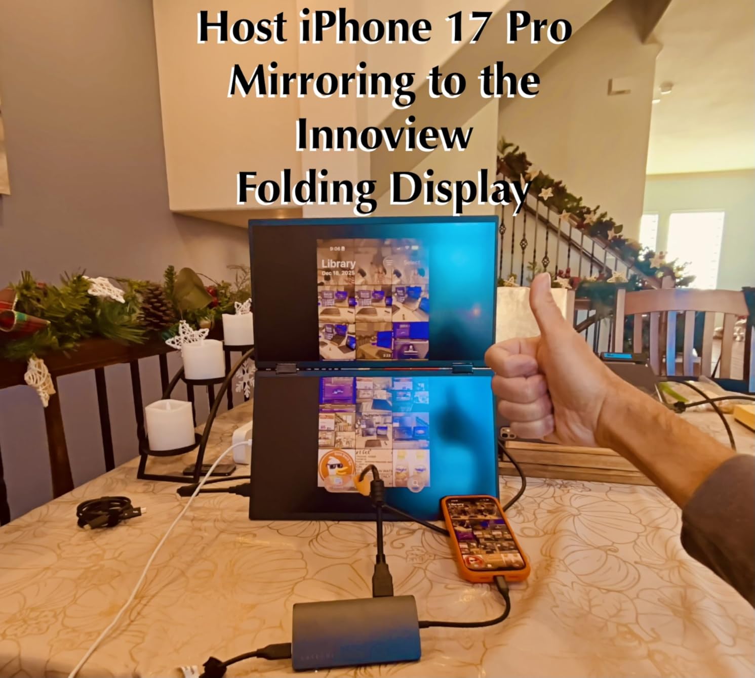 InnoView Portable Dual Monitor 15.6