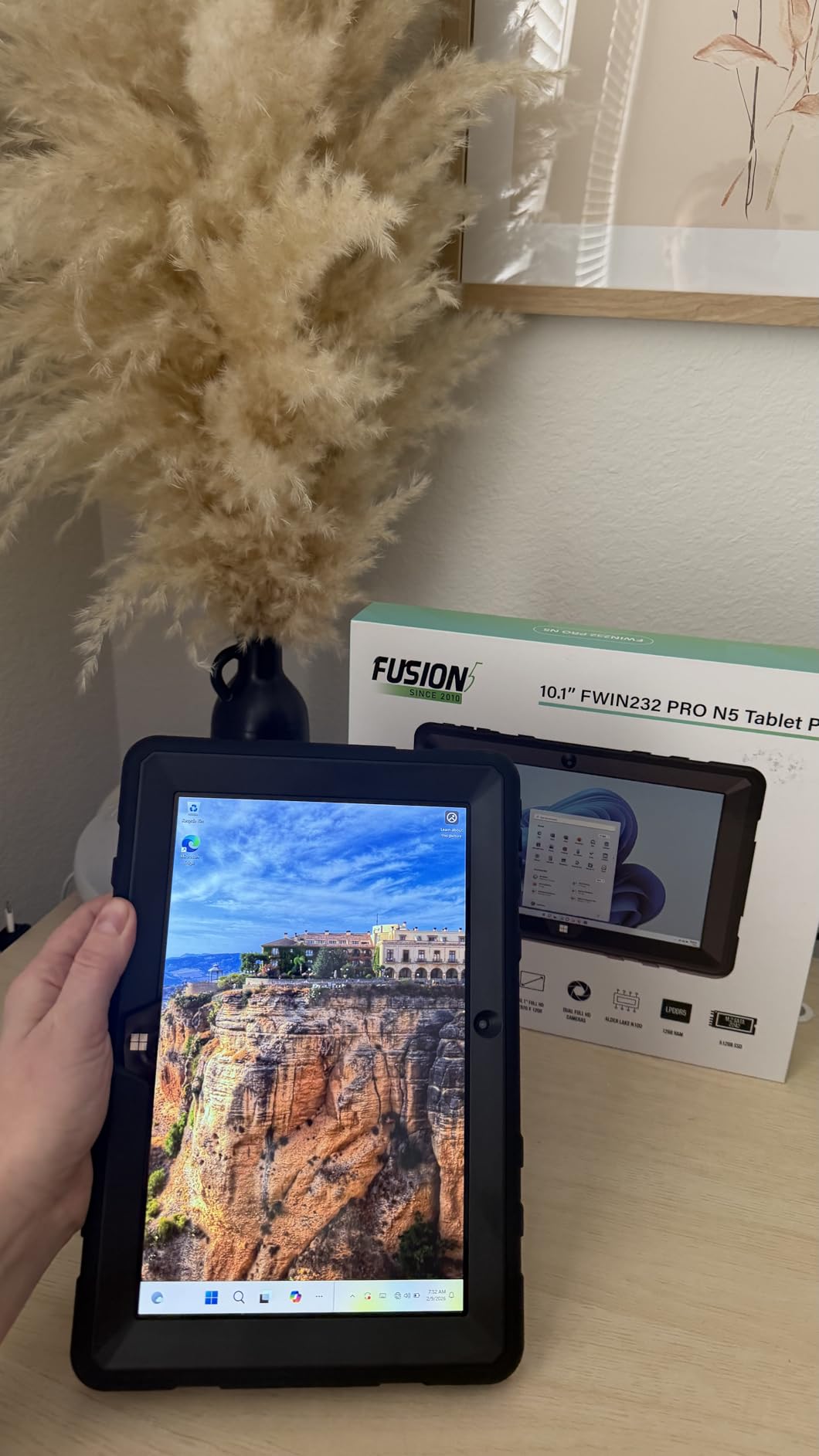 Fusion5 Built in USA 10.1 Windows 11 Professional Rugged Tablet PC - 12GB RAM, 512GB SSD, Intel 13th Gen, Full HD Windows Tablet Computer, HDMI, USB C - 2 Year Full Warranty with Accidental Damage customer photo 1