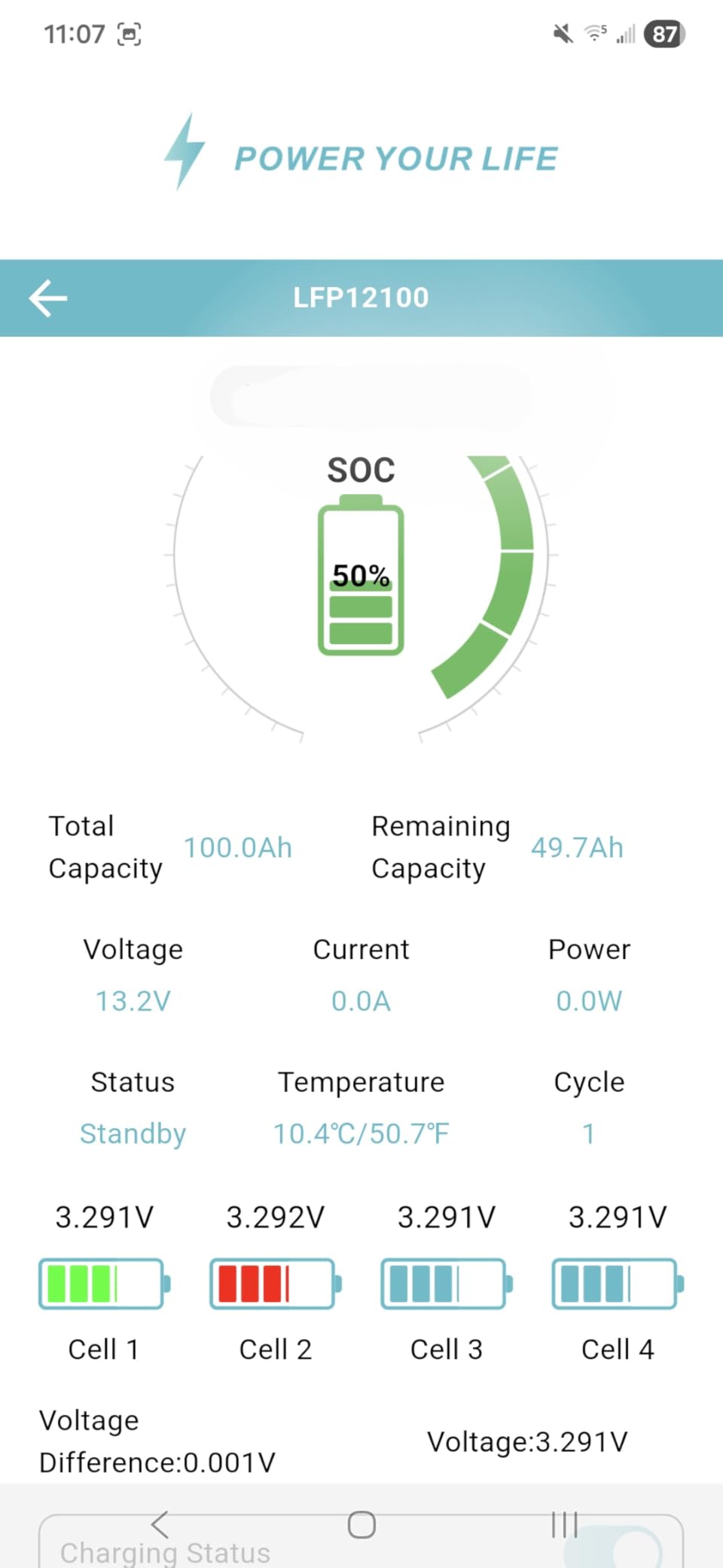12V 200Ah Lifepo4 Battery with Bluetooth, Built-in 200A Smart BMS, Low-Temp Protection, 4500+ Deep Cycle Grade A Lithium Cells for RV Travel, Trolling Motor, Marine, Boat, Solar Panel, Camping customer photo 2