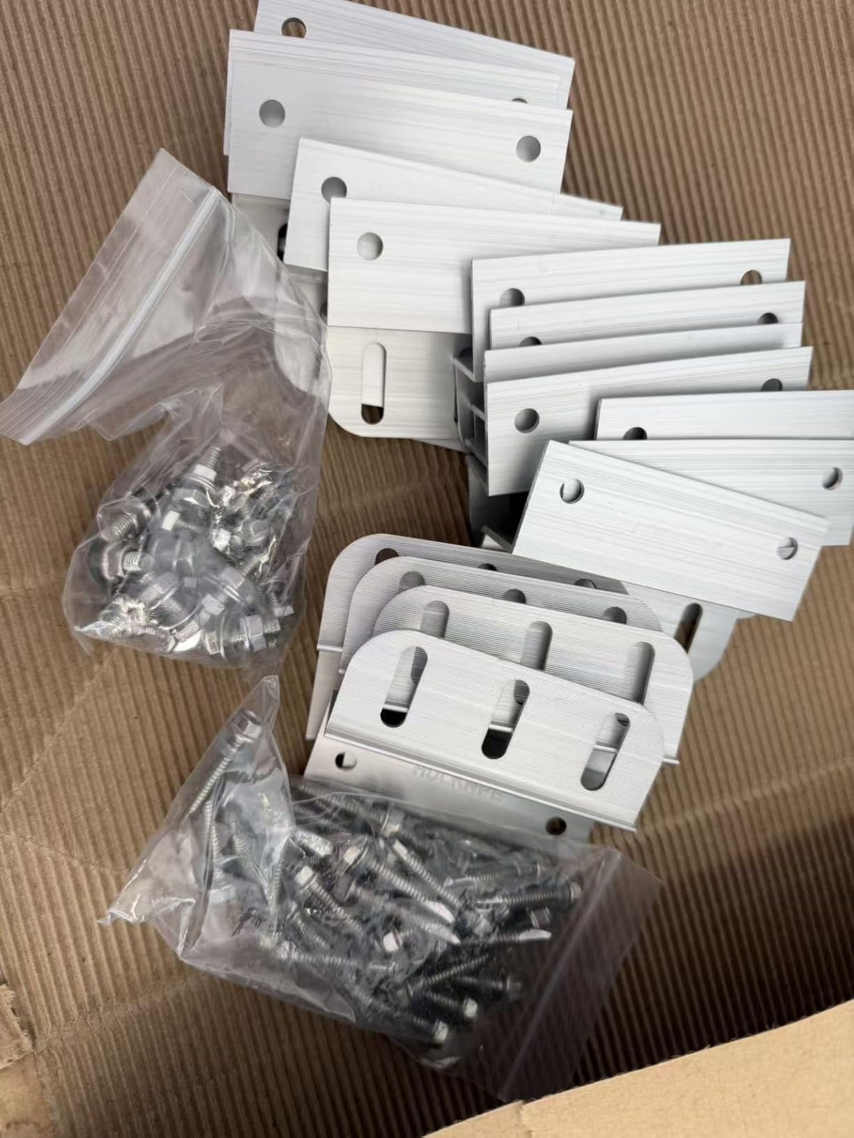 Z Brackets Solar Panel Mounting Kit (16 Pack) Heavy Duty Multi-Slot Aluminum Corrosion-Resistant for RV, Boat, Roof, Off-Grid & Solar Panel Hold Down customer photo 1