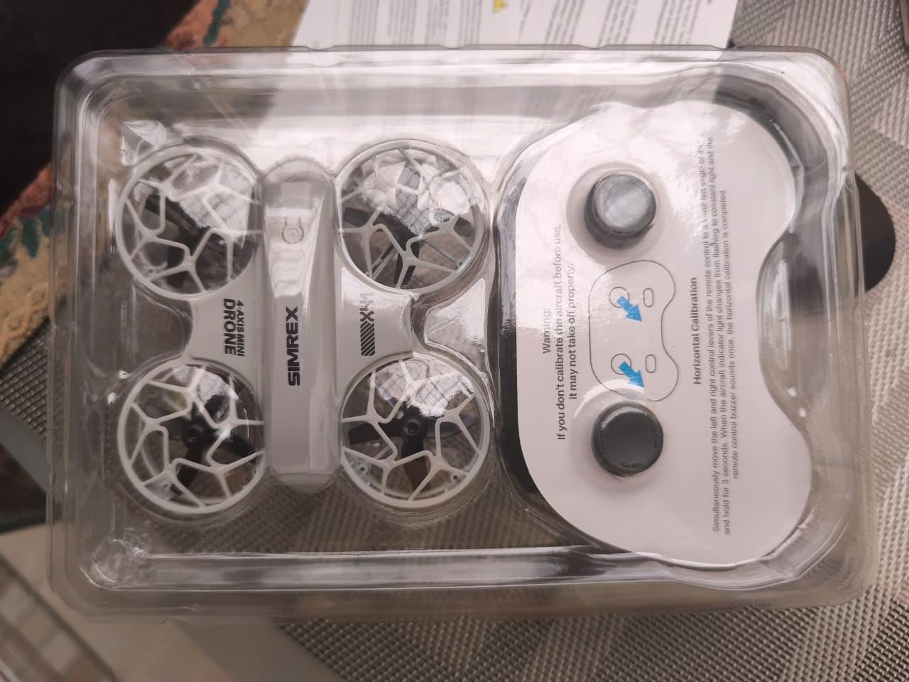 SIMREX Mini Drone for Kids & Beginners, RC Quadcopter with Altitude Hold, 3 Speed Modes, One Key Takeoff/Landing, Headless Mode, Cool LED Lights, Stunt Flip, Ideal Christmas Birthday Gift Toy(Gray) customer photo 1