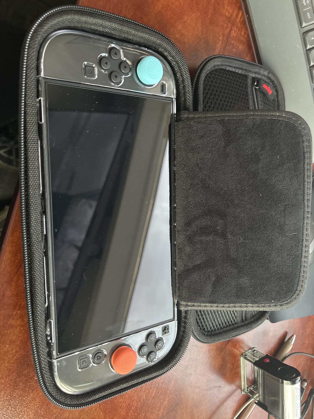 Switch 2 Accessories, [Charge Inside]Case Bundle for Nintendo Switch 2 2025 Console, FYOUNG 23 IN 1 Kit: Carrying Case, Controller Charger, Protective Shell, Grip for Joycon, Steering Wheel for Mario Kart customer photo 2