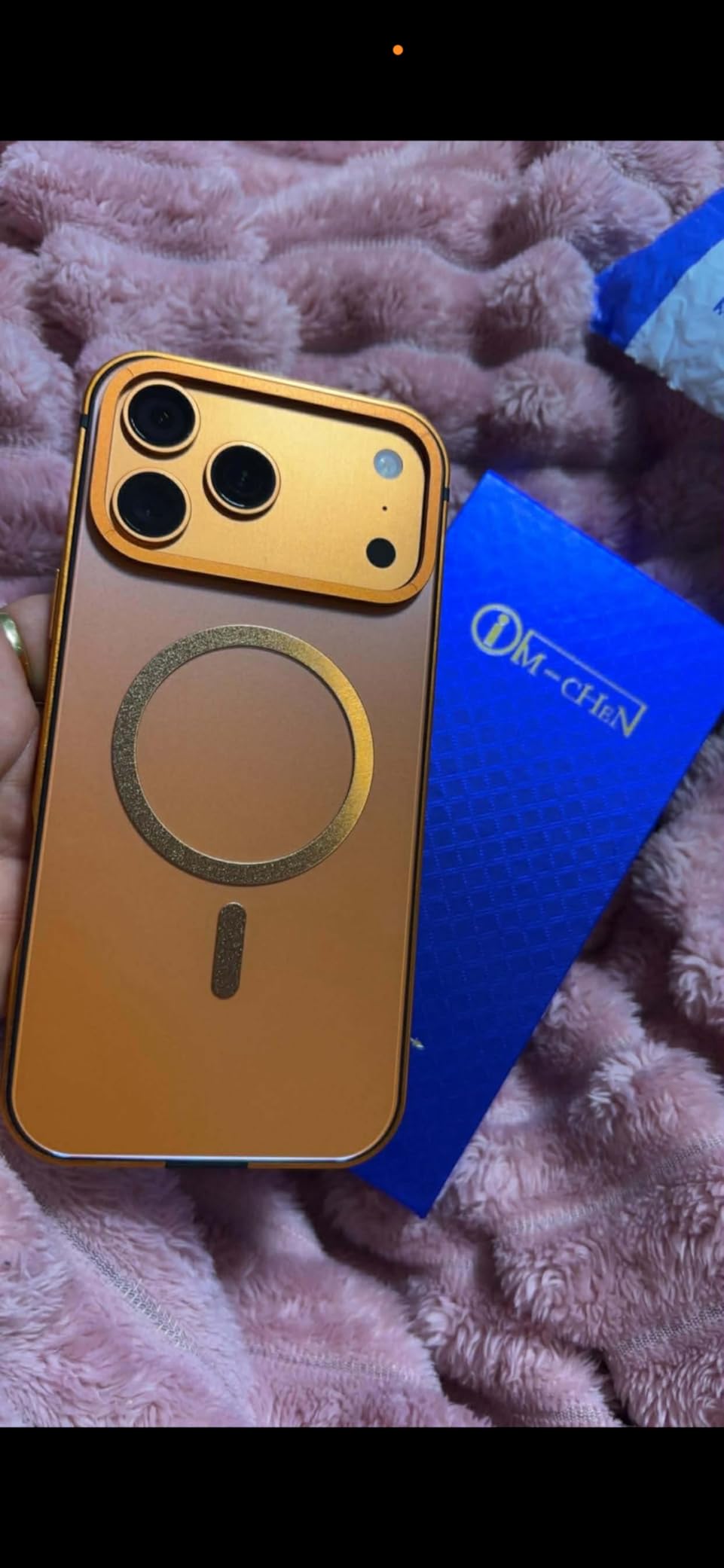 IMCHEN Metal Case for iPhone 17 Pro Max, Aluminum Alloy Frame Heavy-Duty Protection, Slim and Durable customer photo 1