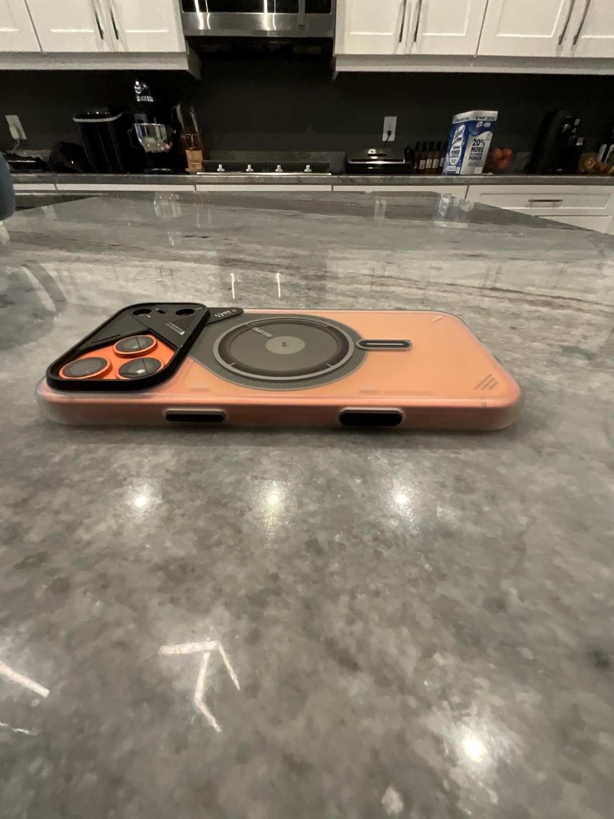 Aulumu A17 iPhone 17 Pro Magnetic Thermal Case | CoolHyper | with Camera Control | IMD Technology | Compatible with Magsafe | Touch Translucent White customer photo 1