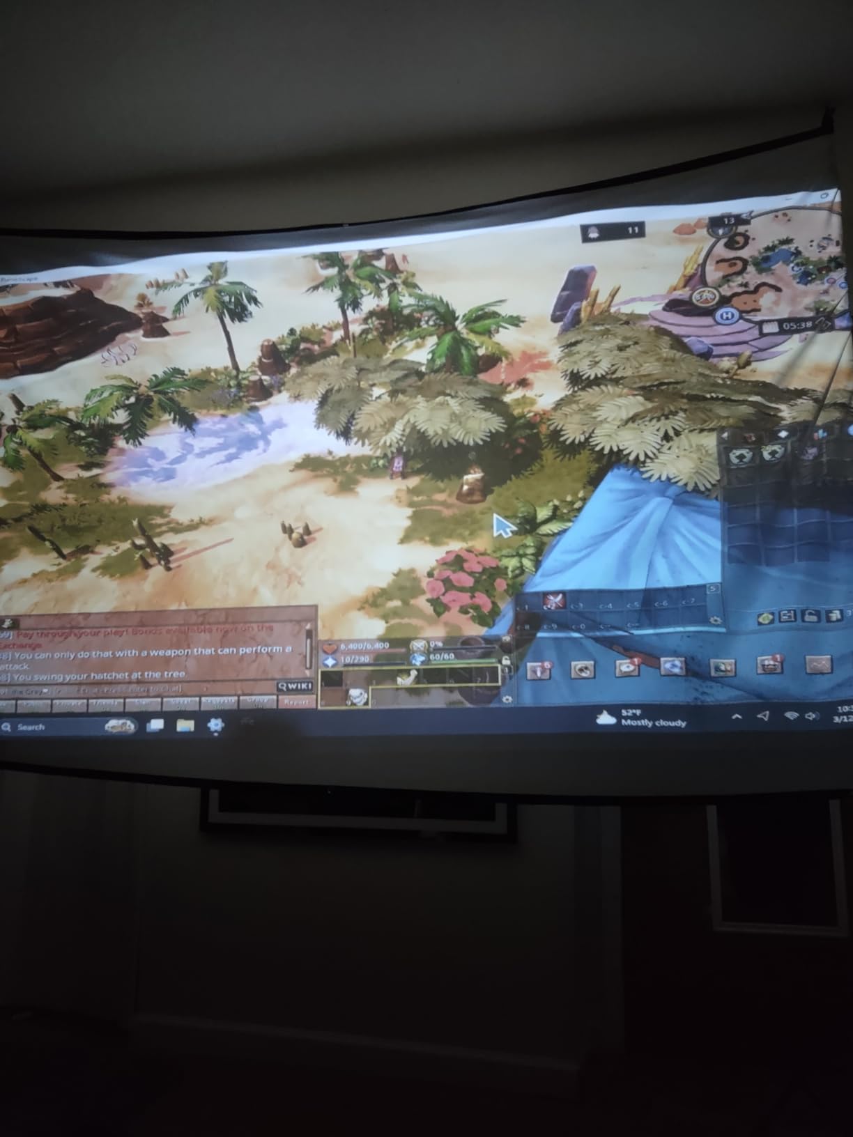 VISSPL 4K Smart Projector - 2000 ANSI, Auto Focus, WiFi 6, Bluetooth, Portable customer photo 2