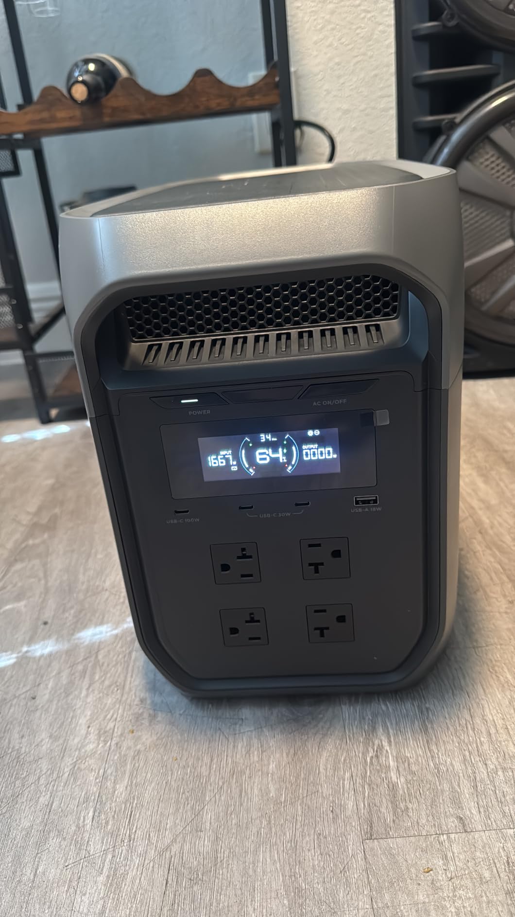EcoFlow Portable Power Station DELTA 3 Max, 2048Wh LiFePO4 Battery, Solar Generator (Solar Panel Optional), 3400W X-Boost Output, Ultra-Fast 0-80% Charging in 1.13 Hr, Home Backup & RV Camping customer photo 1