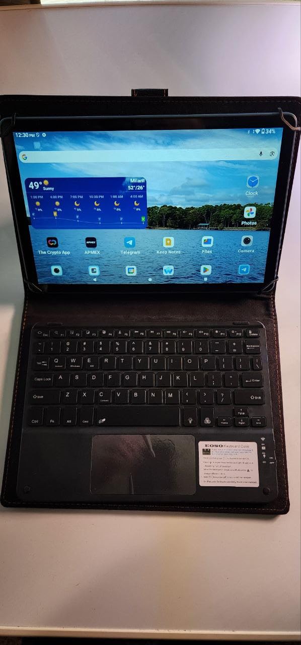 Android 16 Tablet 11 Inch with Gemini AI, T7250 Octa-Core, 24GB RAM + 256GB ROM 2TB TF, 16MP+8MP, 1920x1200 IPS HD Display, 8000mAh, Widevine L1, GPS, 2 in 1 Tablets with Keyboard Mouse Stylus customer photo 1