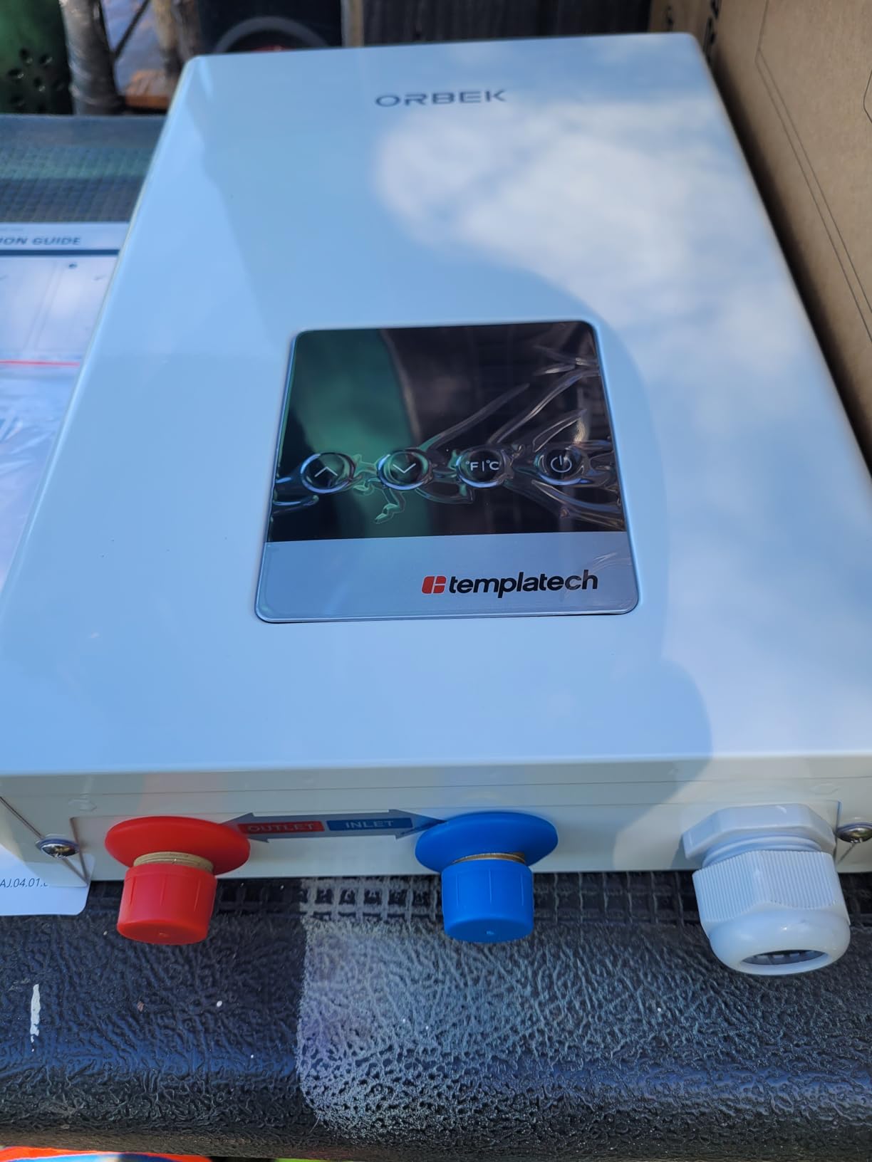14kW Tankless Water Heater Electric, ORBEK On Demand Instant Hot Water Heater 240V, Max 3.38 GPM, Supply for 1-2 Fixtures, ETL Certified, Indoor Installation, New Upgraded 2.0 customer photo 2