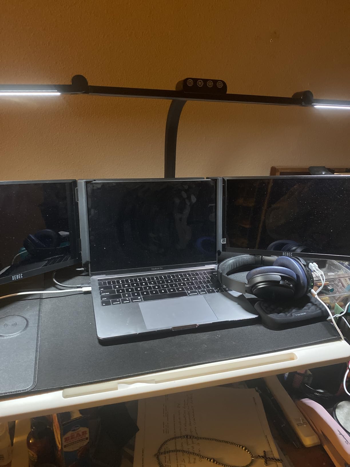 LED Desk Lamp for Home Office with Base, 28.2