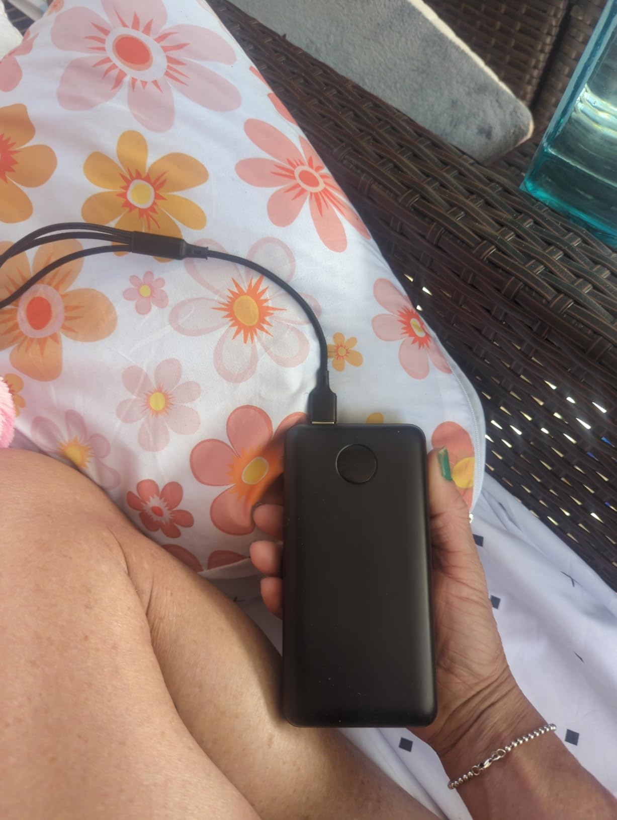 Portable Charger Power Bank, 60000mAh Battery Pack with 3 in 1 USB-C/iOS/Micro-USB Cable, 22.5W Fast Charging Portable Phone Charger, Travel Camping Essential Powerbank for iPhone 17/16 Samsung customer photo 2