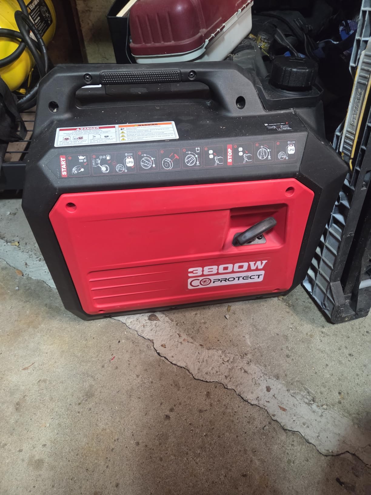 PowerSmart 3800 Watt Dual Fuel Inverter Generator, Quiet Portable Gas Propane Powered with CO Sensor and RV Ready Outlet customer photo 1