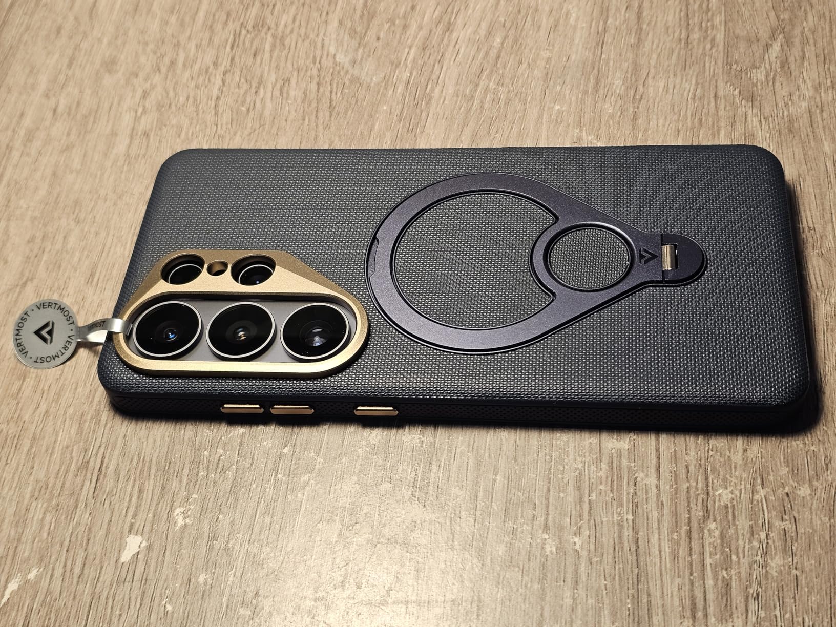 Magnetic for iPhone 17 Pro Max Case, [Metal Frame Grip] Fit for MagSafe [Military-Grade Protection] with Shockproof Anti-Lining Cover for iPhone 17 Pro Max Phone Case, Titanium customer photo 1