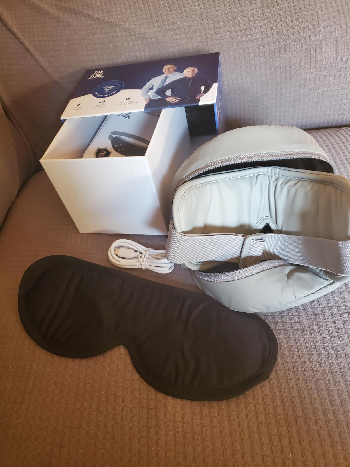 BOB AND BRAD Eye Massager with Heat and Cooling Voice Control, FSA Eligible HSA, EyeOasis 3 Voice Temple Massage, Heated Eye Massager for Migraines & Dry Eyes Relief, Ideal Gift for Women Men customer photo 1