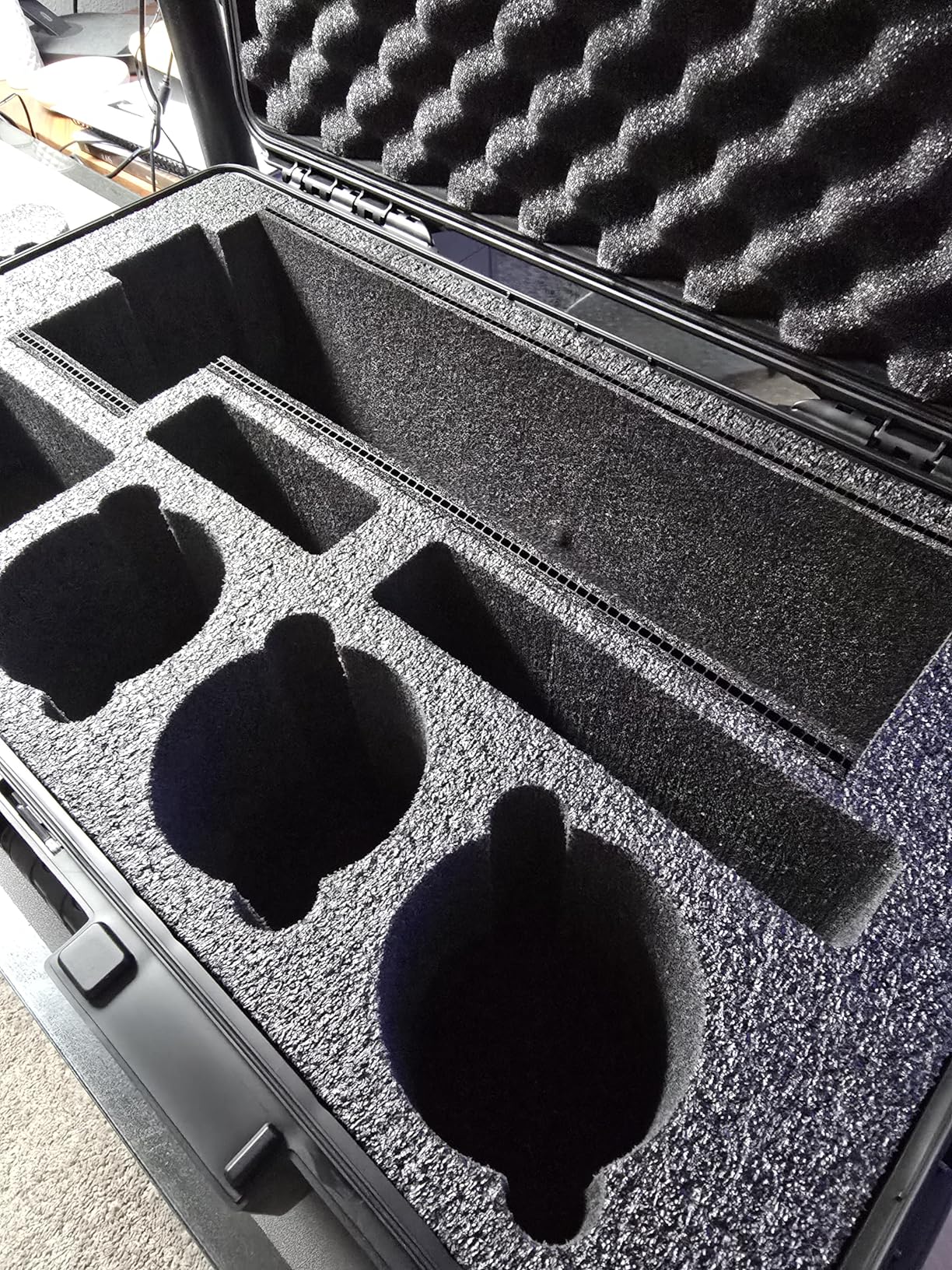Pelican Air 1535 Air Case - Universal Custom Foam DSLR Camera Case for Camera Body and Accessories (Black) customer photo 2