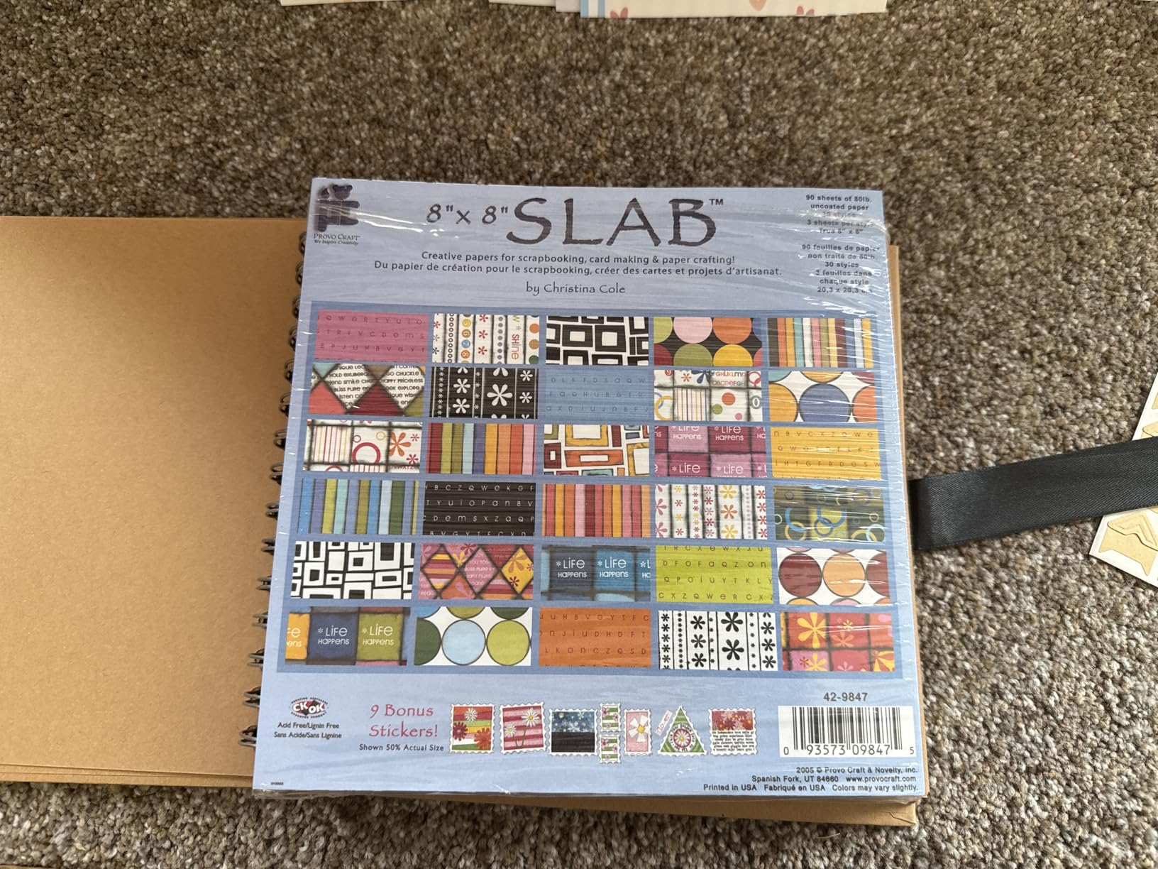 Scrapbook Kit - 80 Page Photo Album DIY Scrapbook - Holds 300+ Photos, with Metallic Pens, 150+ Stickers, Glue Pen, Washi Tapes, Backing Paper, Photo Corner Stickers (Starter Kit - 8 x 8 Inch, Kraft) customer photo 1