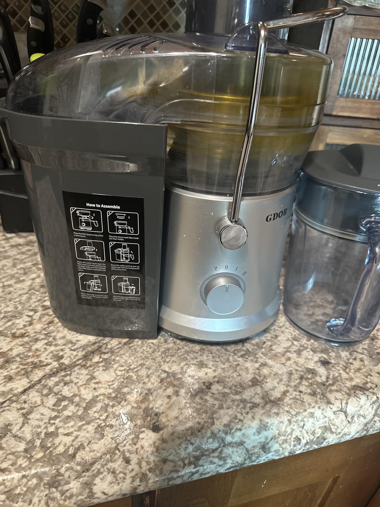 GDOR 1200W Juicer Machines with Larger 3.2