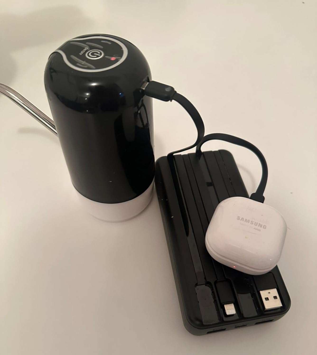Portable Charger, 50000mAh Power Bank Built-in Cable, 22.5W PD USB C In & Out Fast Charging, External Battery Pack with 6 Output & 2 Input, Travel Camping Essential for iPhone 17/16/15/14/13/12, Android customer photo 1
