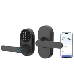 Aqara Smart Lock U300 Upgraded Version, Fingerprint Keyless Entry Door Lock with Handle, Matter Over Thread, Apple Home Keys, Touchscreen Keypad, Smart Lever Lock Supports Homekit Alexa Google, Black customer photo 1