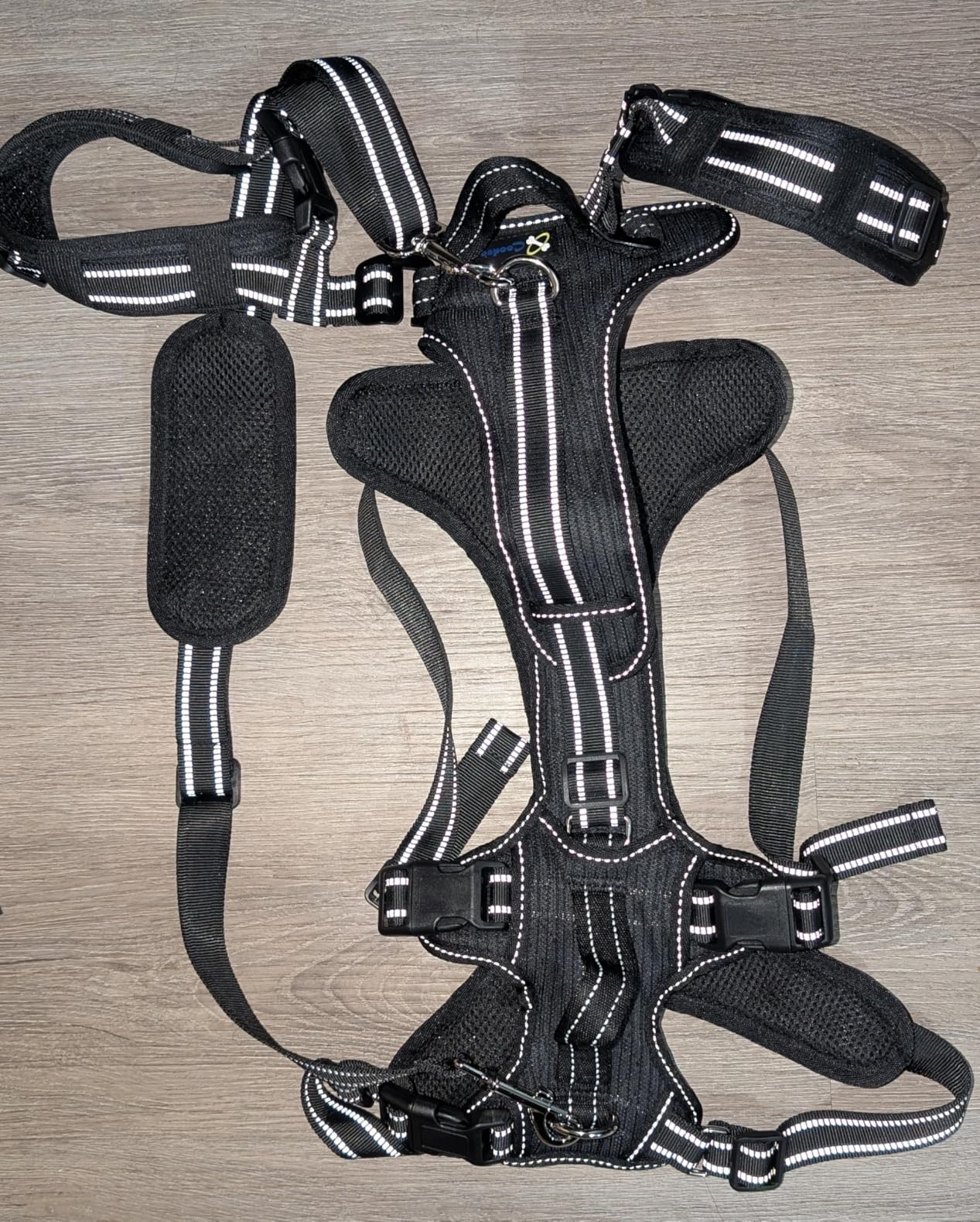 COODEO Mobility Dog Lift Harness, Support Sling & Walking Sling for Dogs, Pet Rear Leg Rehabilitation Support Vest, Dog Carrier for Senior Dogs with Joint Injuries, Arthritis, Up Stair (Black, L) customer photo 1