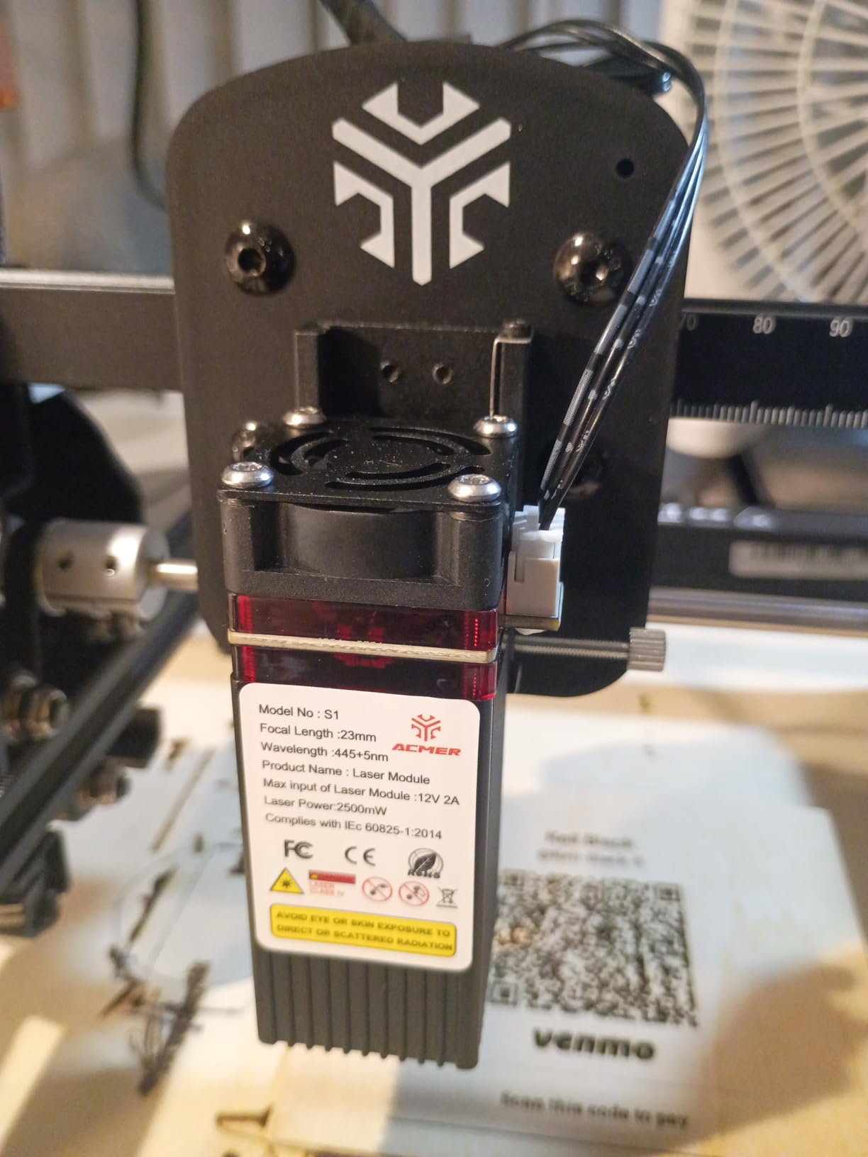 ACMER S1 Laser Engraver 2500mW, Compact Desktop Engraving & Cutting Machine for DIY Crafts, Small Business & Makers, 130×130mm Work Area, 0.04mm Laser Spot Engraving Machines & Tools customer photo 2