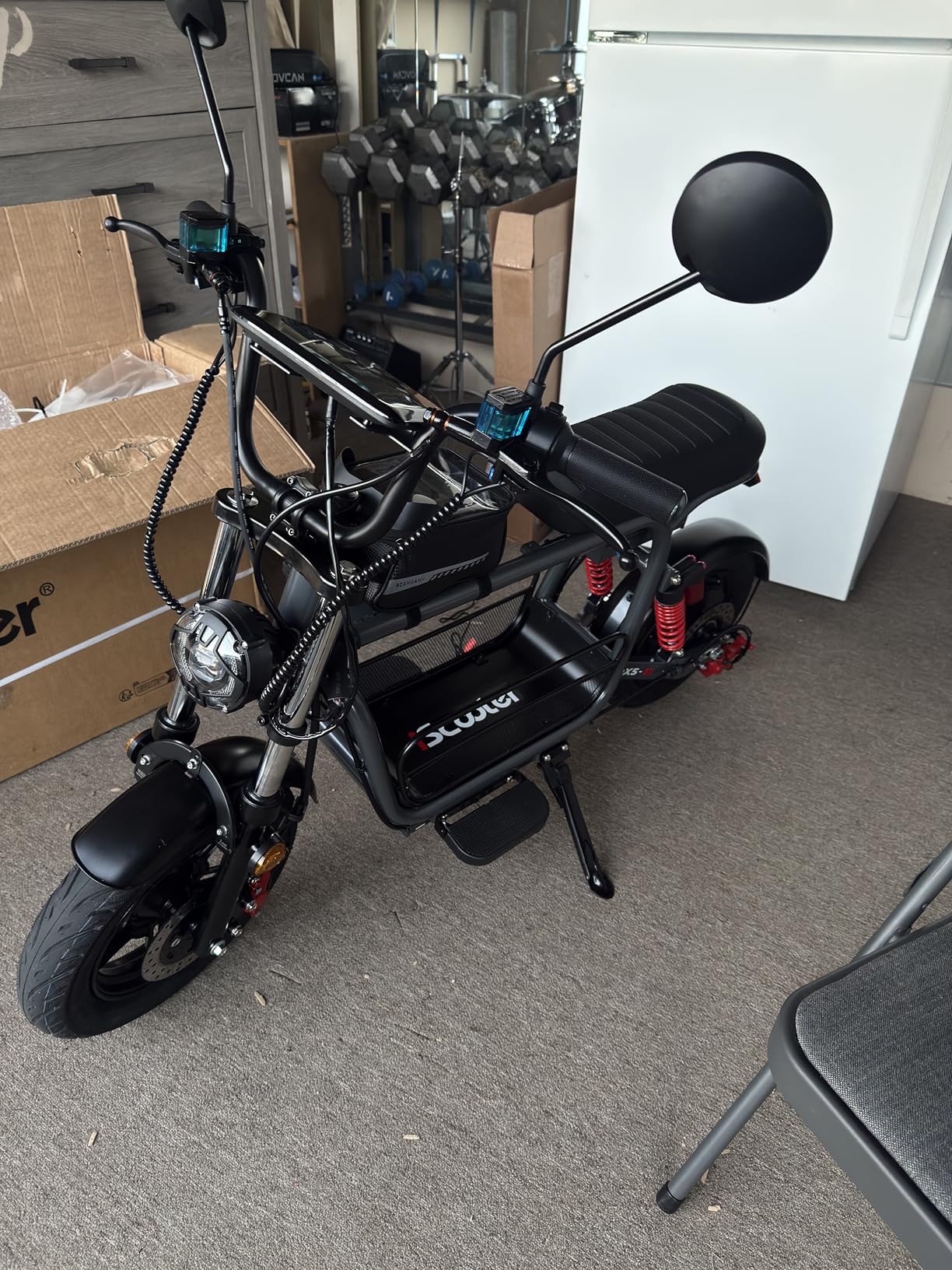 iScooter Adults Electric Scooter with Seat, 1500W Motor, 45 Miles Long Range, 35MPH Top Speed, 15