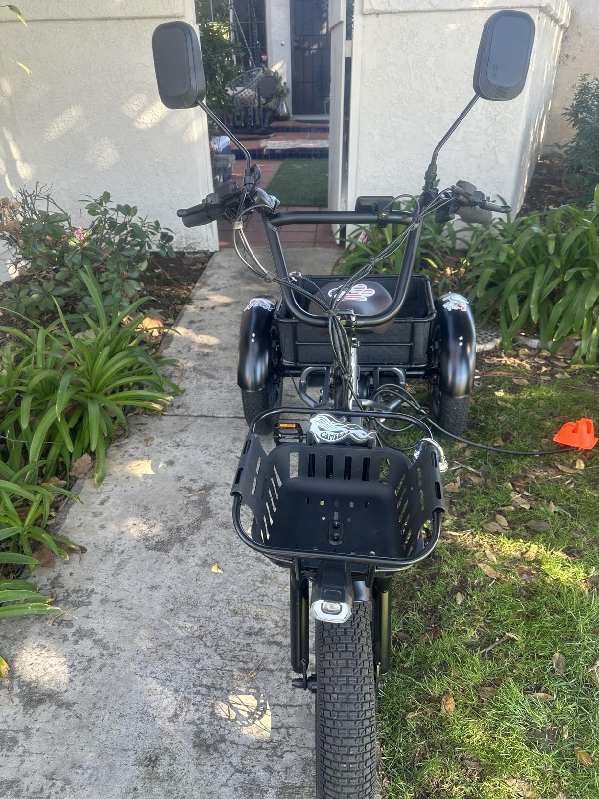 Folding Electric Tricycle for Adults 2 Seater, 22MPH 100 Miles 4
