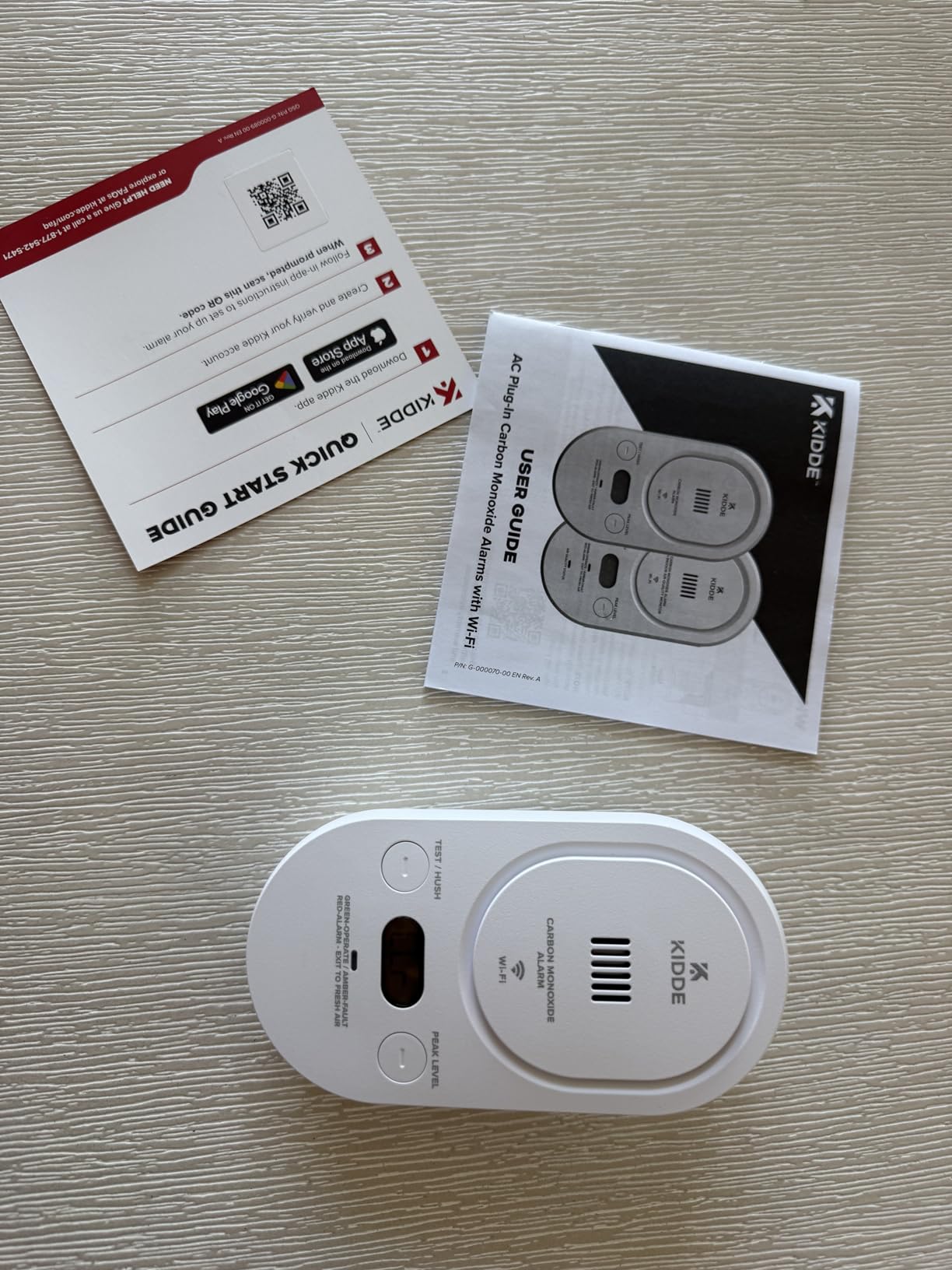 Kidde Smart Carbon Monoxide Detector, Plug-in with AA Battery Backup, Real-Time Notifications, 2.4 GHz Wi-Fi Enabled, Rotating Plug, 85 dB Alarm, 5th Edition, COPDW customer photo 1