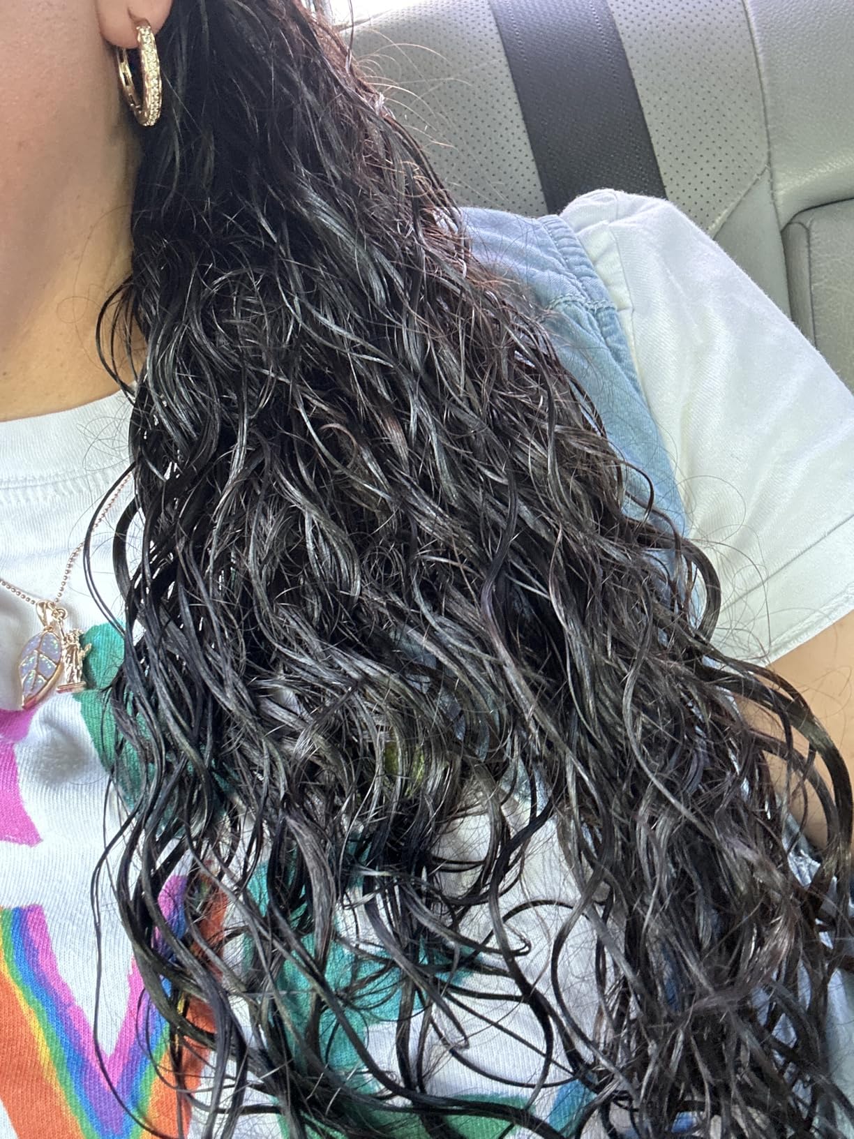 Garnier Fructis Curl Nourish Air Dry Cream XL Leave In Conditioner, Curl Defining Cream with Moisture and Frizz Control For All Curly Hair Types, Made with Vegan Protein & Coconut Oil, 16.9 Fl Oz customer photo 1