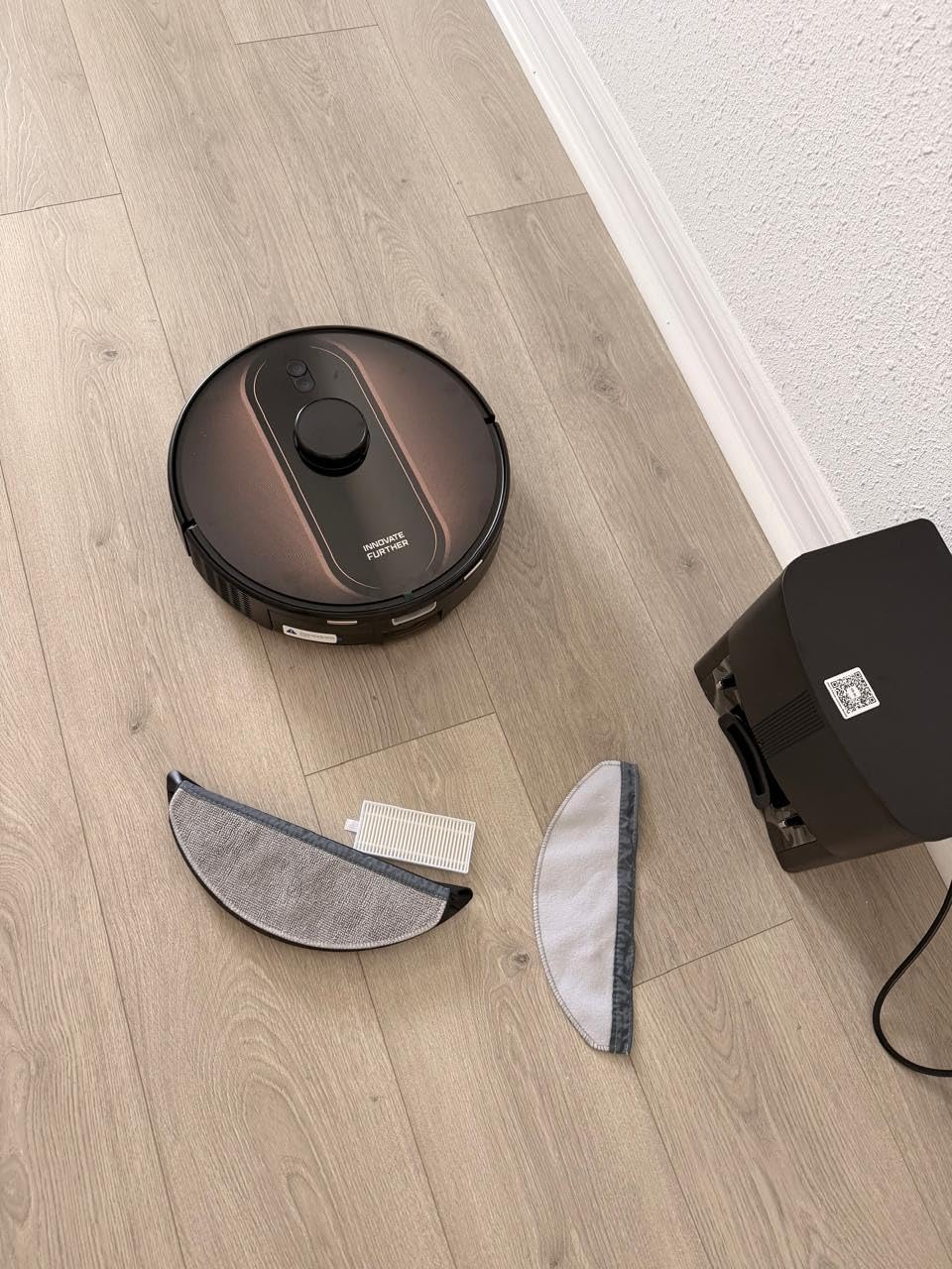 Robot Vacuum and Mop with LIDAR Navigation: 6000Pa Self Emptying Robotic Vacuum with Mapping,3-in-1 Robot Vacuum for 90 Days Hands-Free Cleaning, Alexa/APP Control Ideal for Pet Hair Hard Floor Carpet customer photo 2