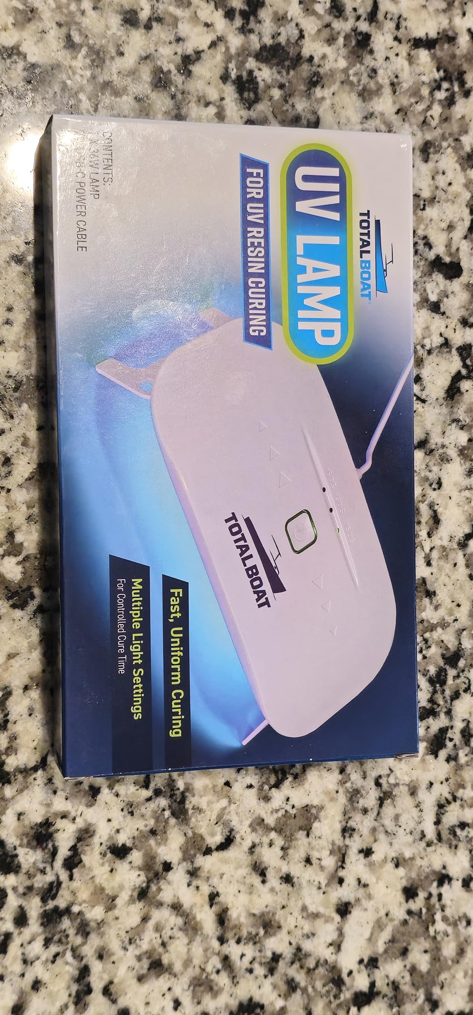 TotalBoat UV Light for Resin Curing | 36W Large UV Resin Lamp with Timer Settings (60s, 90s, 150s) and 24 LEDs for Fast, Even Cures | Use for Jewelry, Crafts, Molds, Decor, and DIY Projects customer photo 1