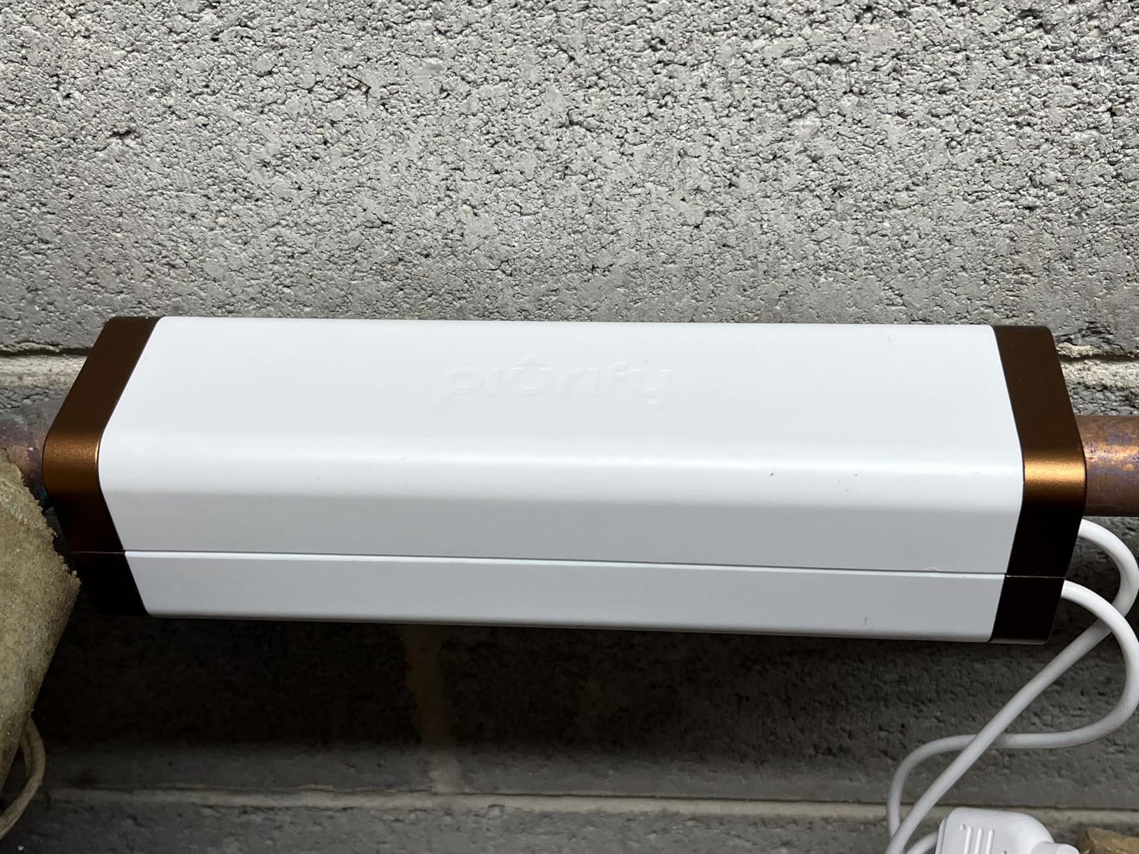 Over-Pipe Whole House Electronic Water Descaler System | Moderate to High Water Hardness | UP to 15 GPG / 250 PPM | 168V High-Power | Salt-Free | Renter-Friendly | Zero Maintenance (Orange) customer photo 2