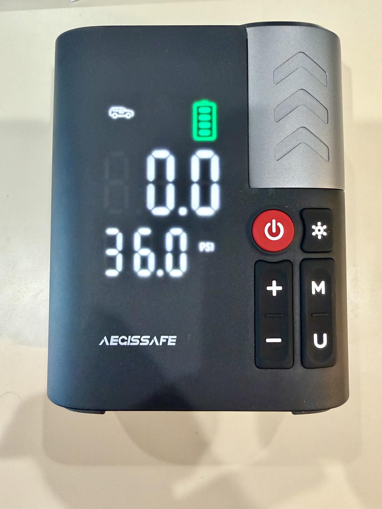 Tire Inflator Portable Air Compressor, SuperBars 3X Faster Air Pump with APP, 160PSI 48LPM Electric Tire Pump with 10400mAh Battery, 45W Faster Charging, Tire Inflator for Car SUV Pickup RV MPV Truck customer photo 2