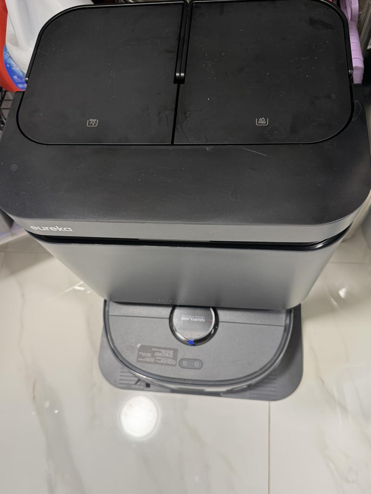 Eureka J15 Evo Ultra Self-Emptying Robot Vacuum and Mop Combo, 22,000 Pa Suction Auto Mop Lifting 131°F Hot Air Dry Scrub Extend Robotic Vacuum Cleaner customer photo 1
